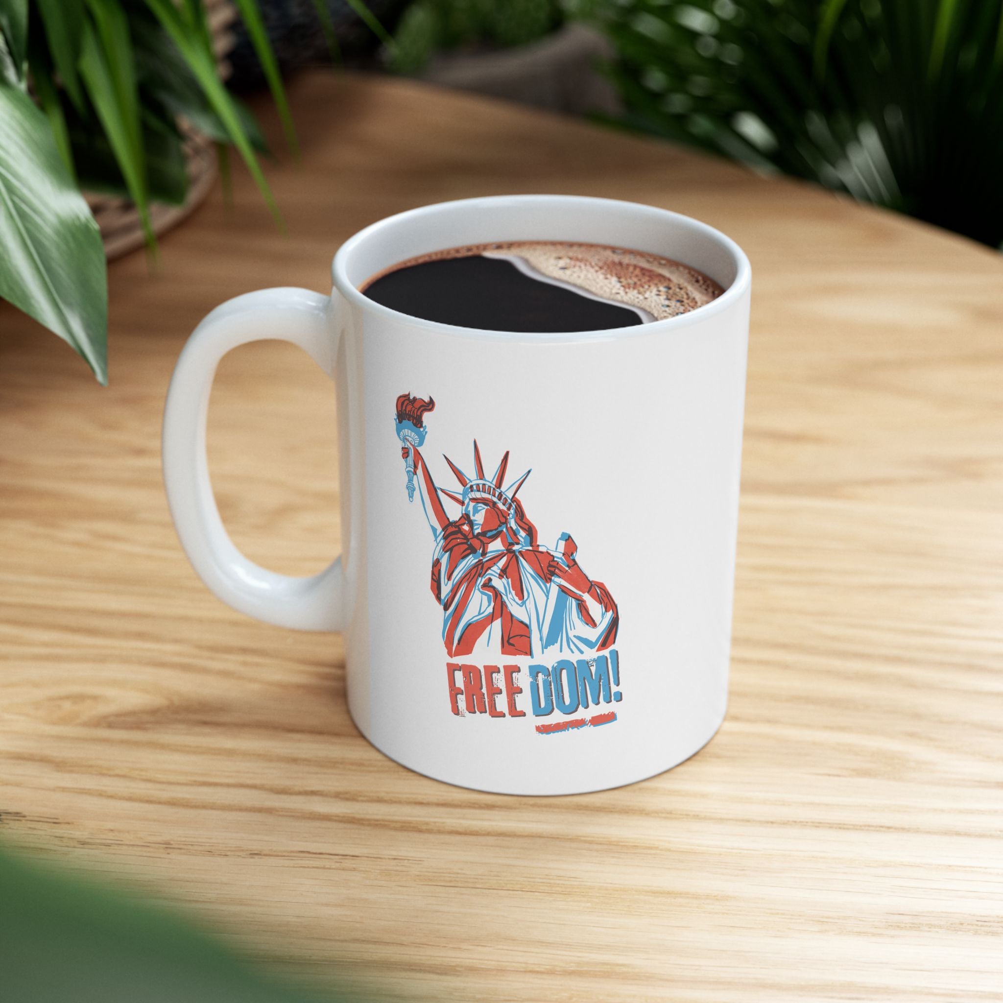 USA Freedom Ceramic Mug, (11oz, 15oz)