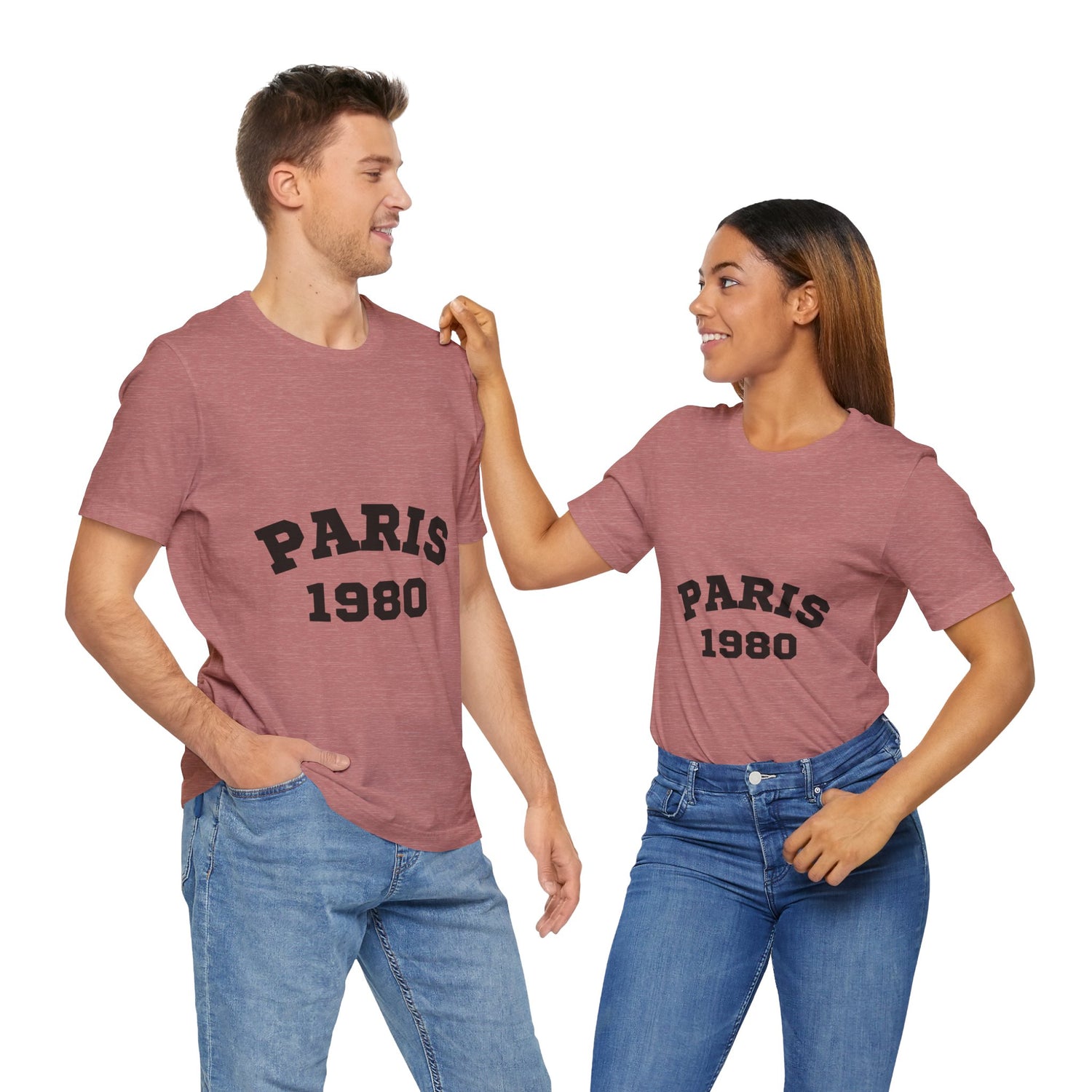 Paris 1980 Unisex Jersey Short Sleeve Tee