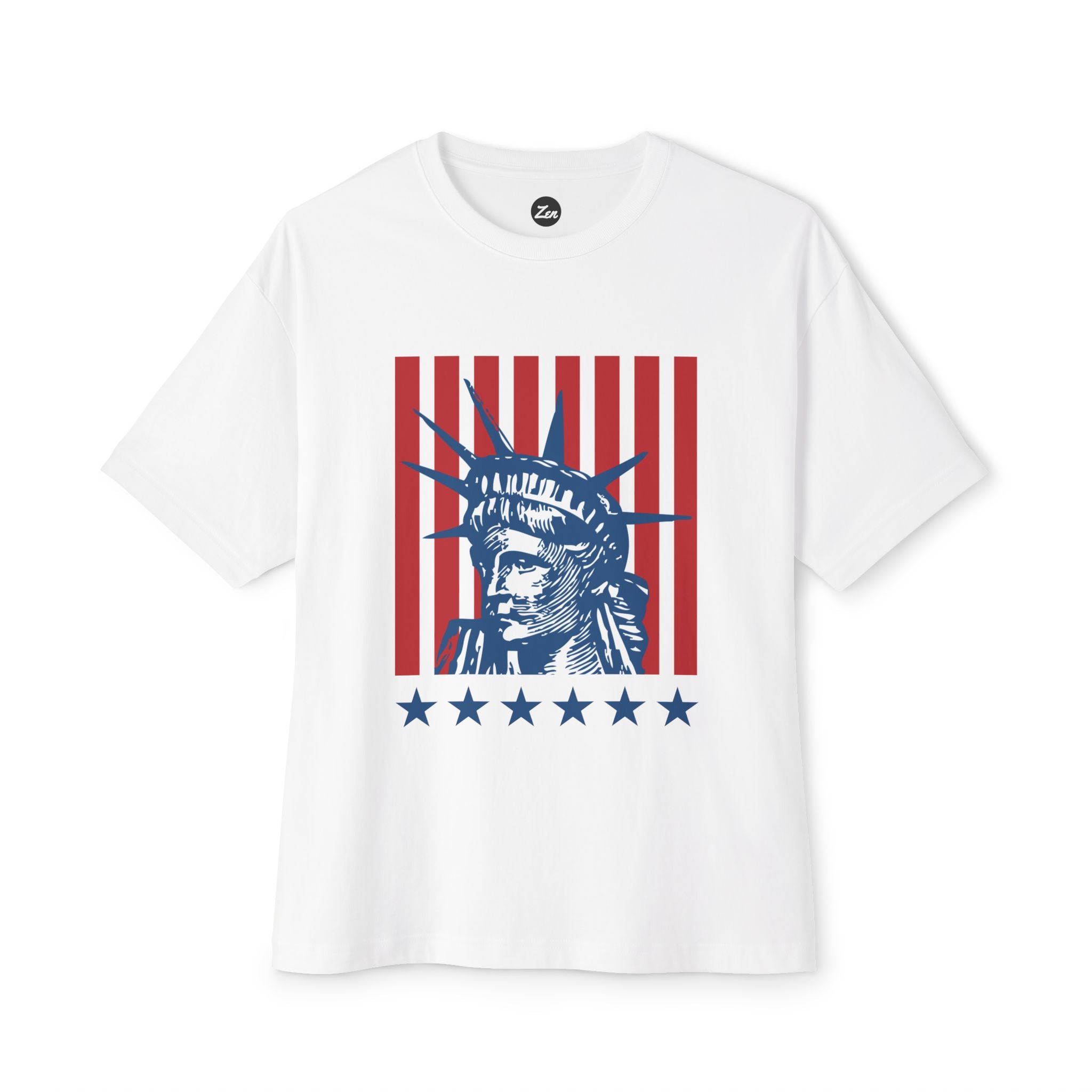 USA Liberty Unisex Oversized Boxy Tee