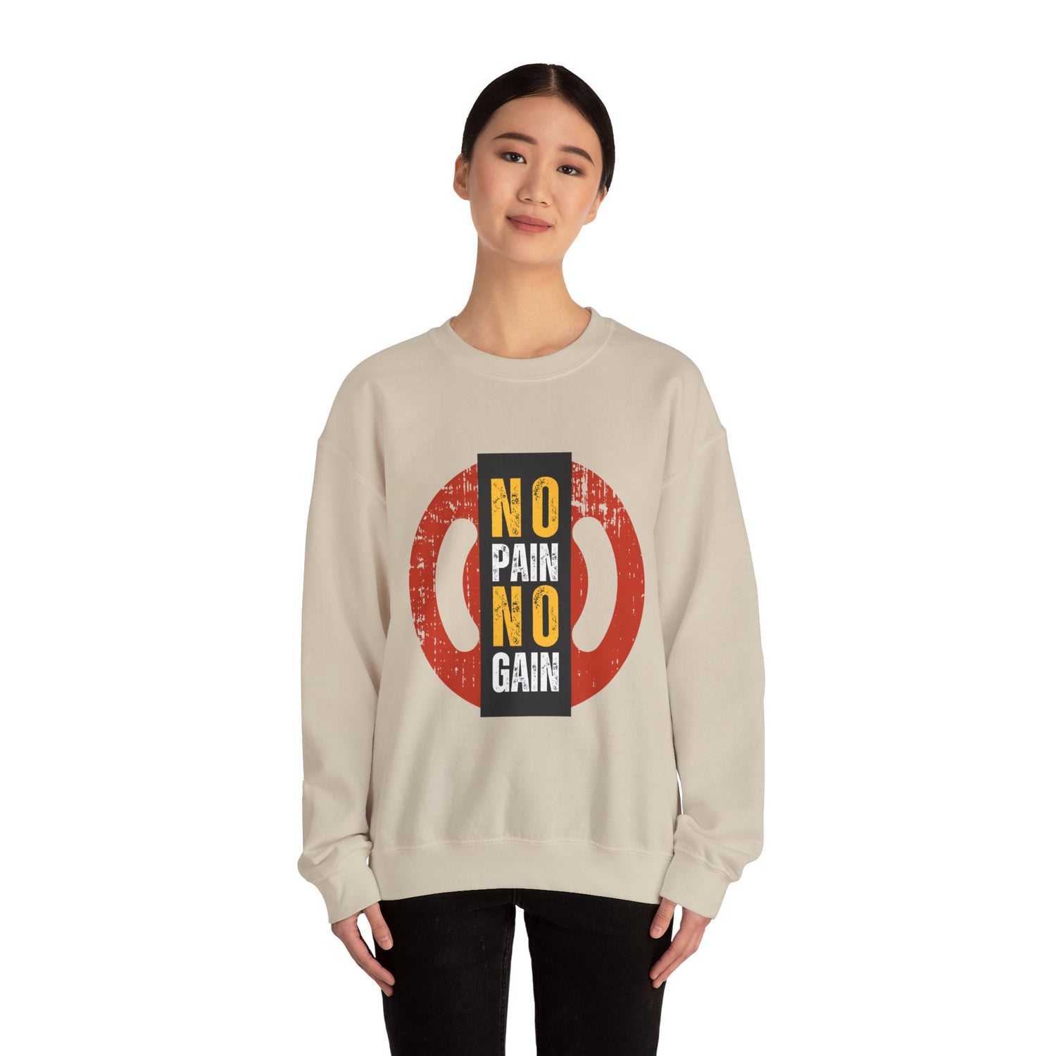 No Pain No Gain Unisex Heavy Blend™ Crewneck Sweatshirt