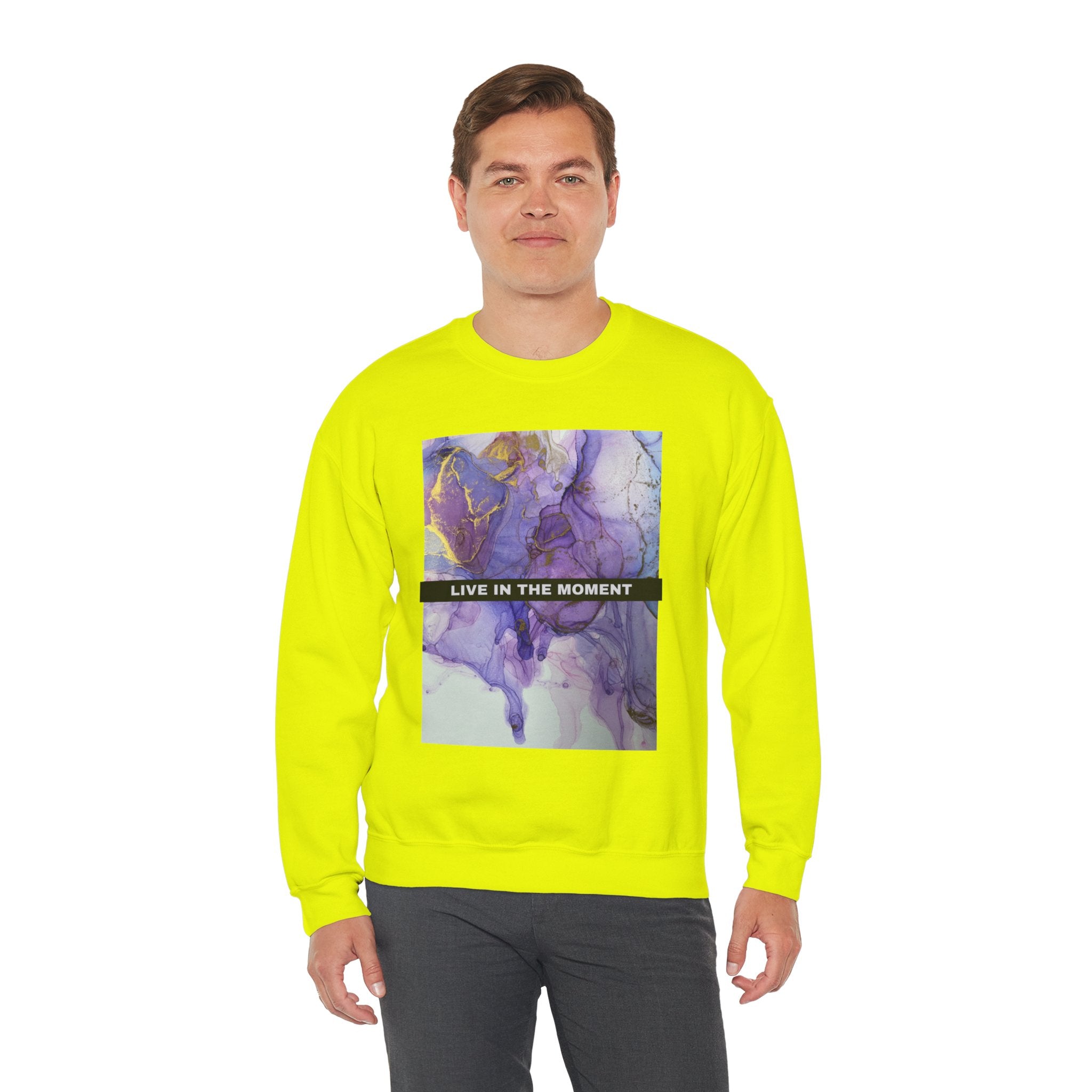 Live in the Moment Unisex Heavy Blend™ Crewneck Sweatshirt