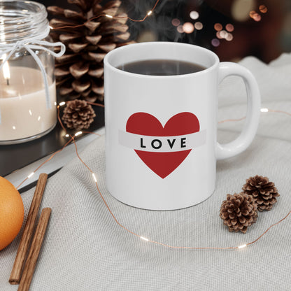 Love Ceramic Mug, (11oz, 15oz)