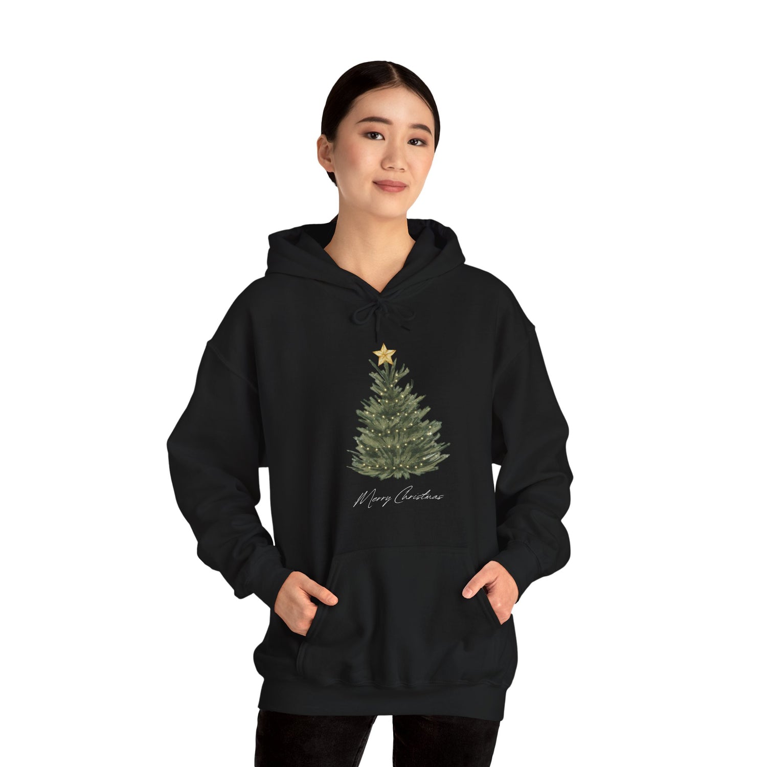 Merry Christmas IV Unisex Heavy Blend™ Hooded Sweatshirt