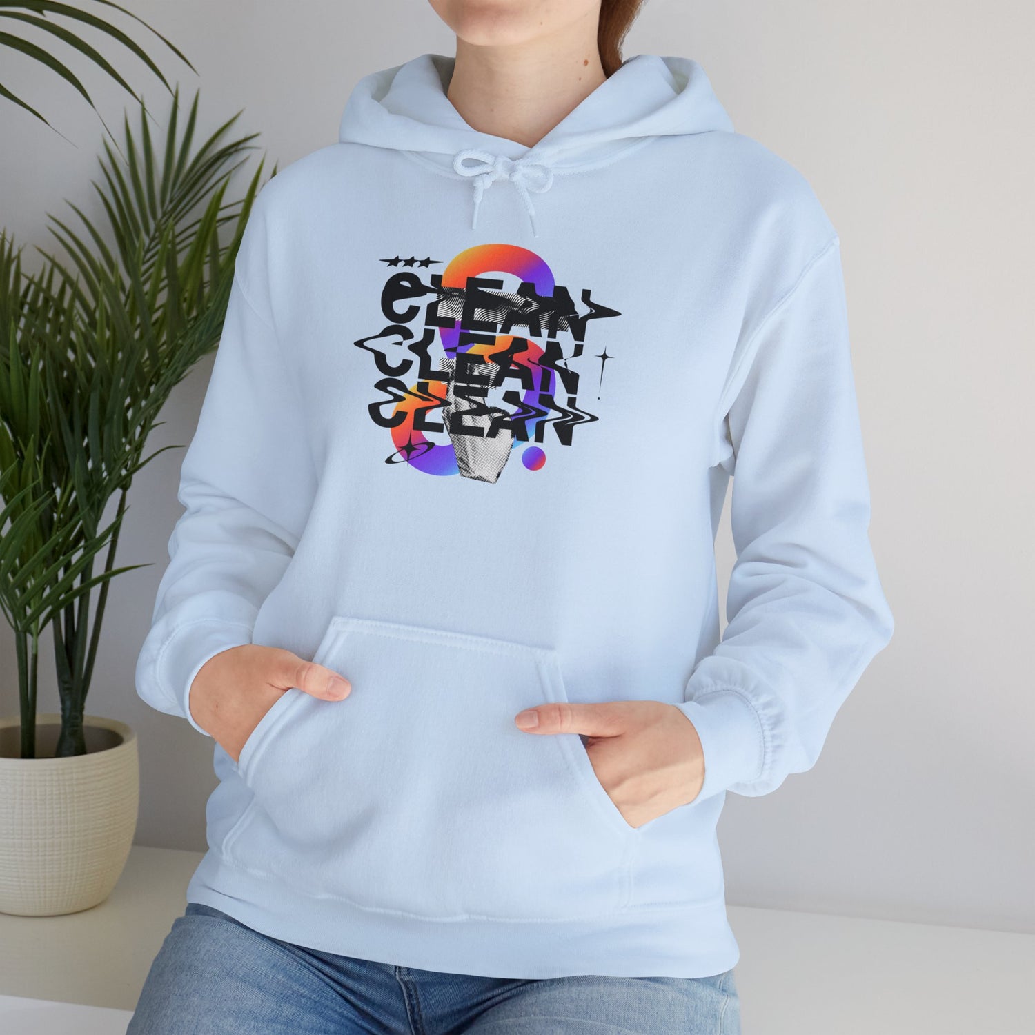 Clean Unisex Heavy Blend™ Hooded Sweatshirt