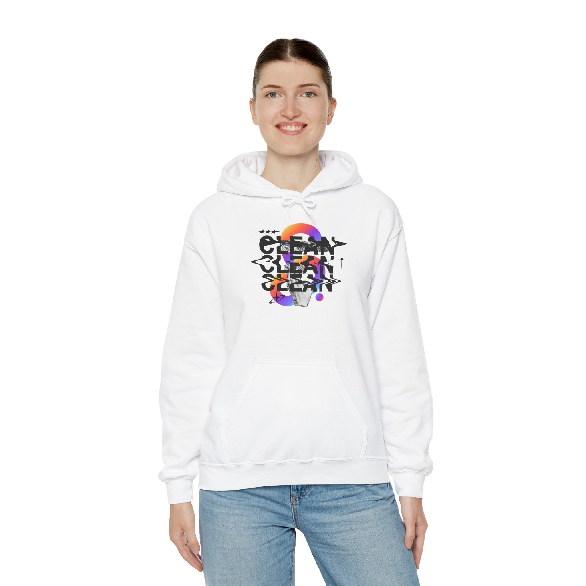 Clean Unisex Heavy Blend™ Hooded Sweatshirt