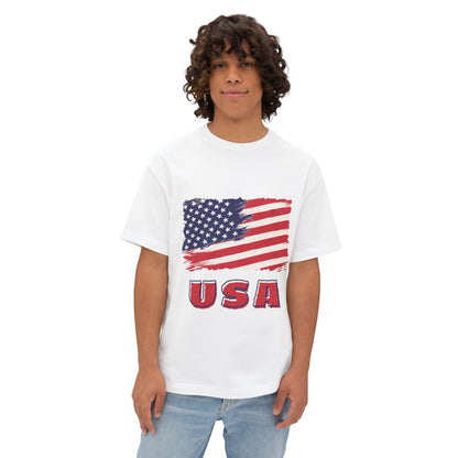 USA Unisex Oversized Boxy Tee