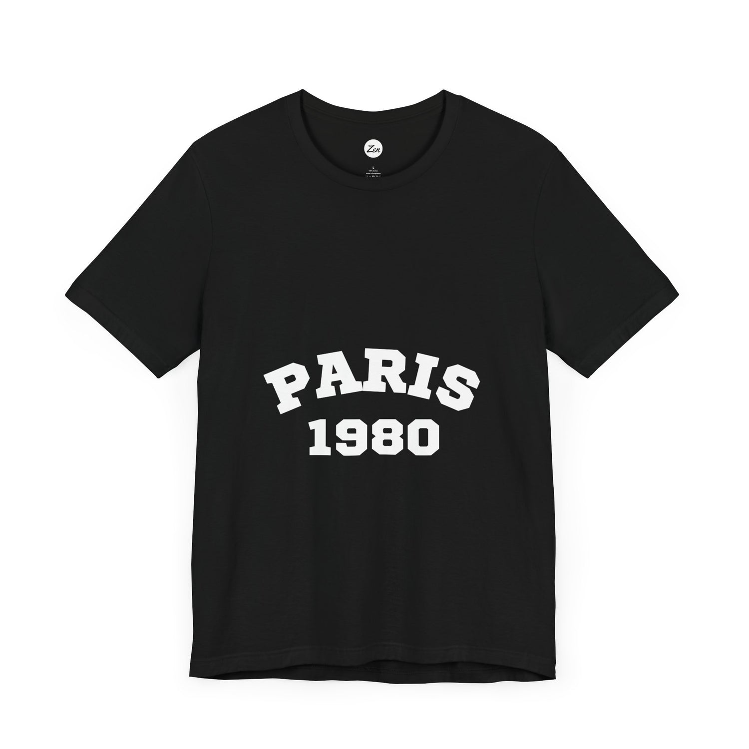 Paris 1980 Unisex Jersey Short Sleeve Tee