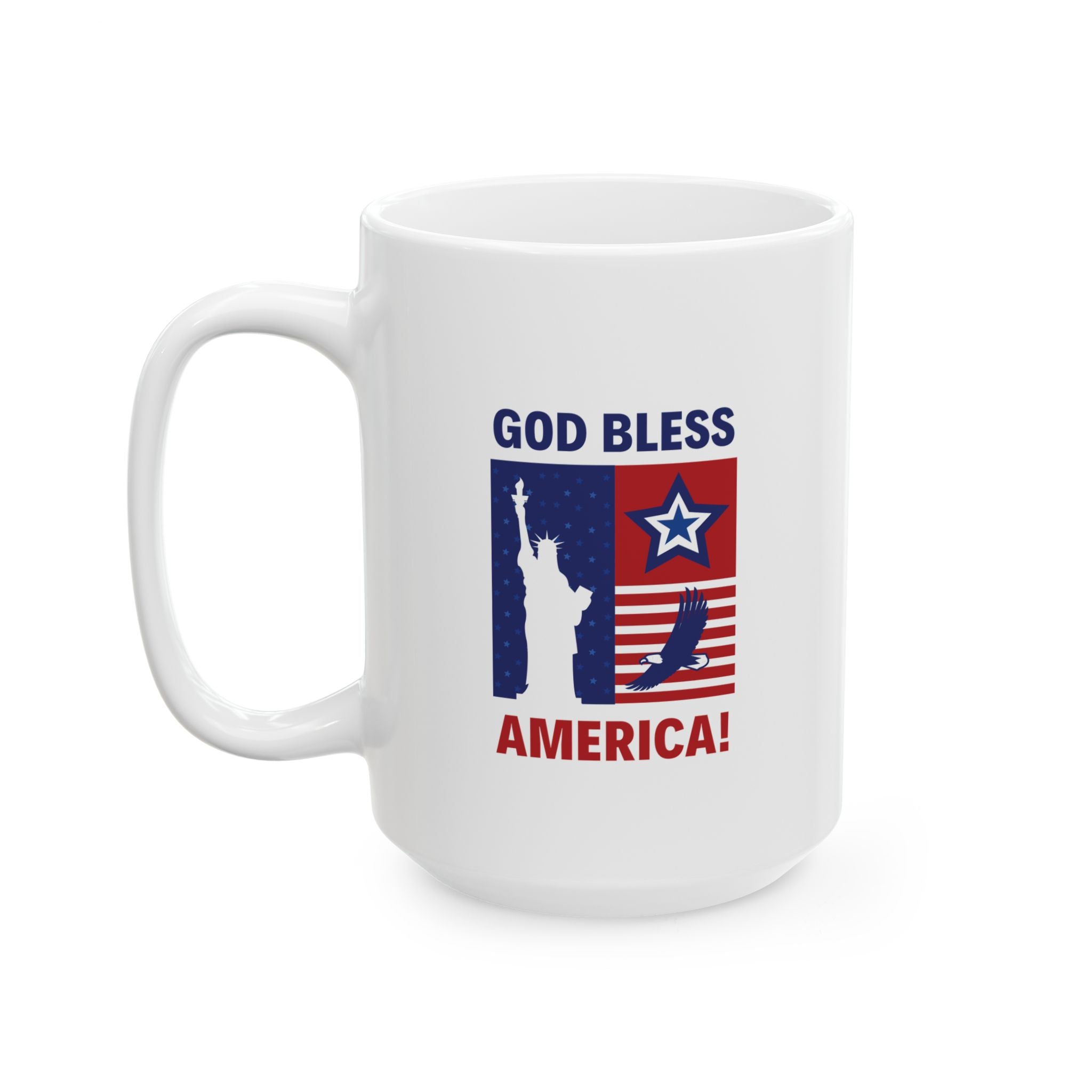 Bless America Ceramic Mug, (11oz, 15oz)