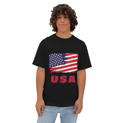 USA Unisex Oversized Boxy Tee