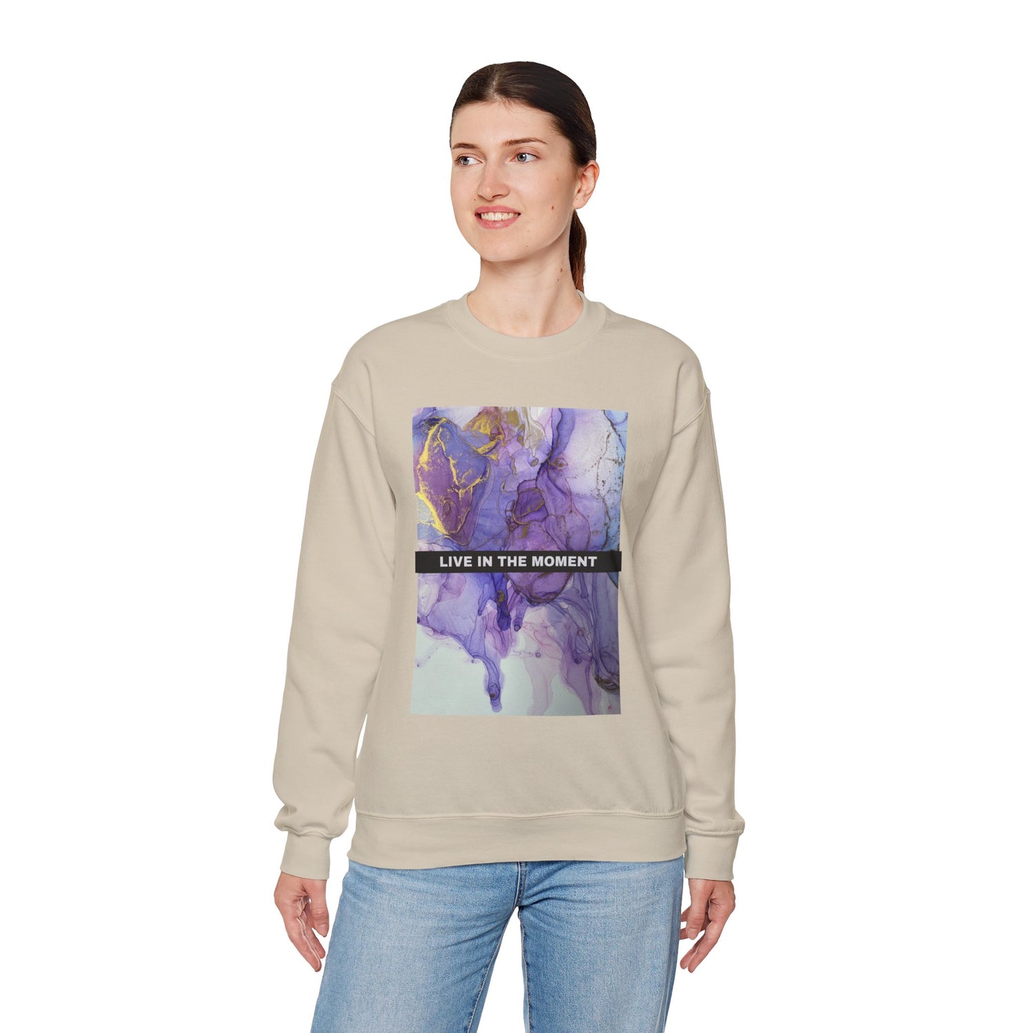 Live in the Moment Unisex Heavy Blend™ Crewneck Sweatshirt