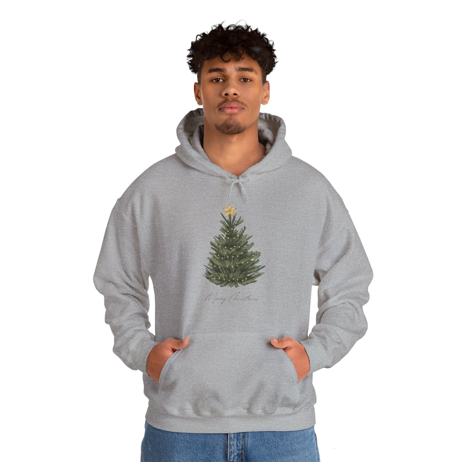 Merry Christmas IV Unisex Heavy Blend™ Hooded Sweatshirt