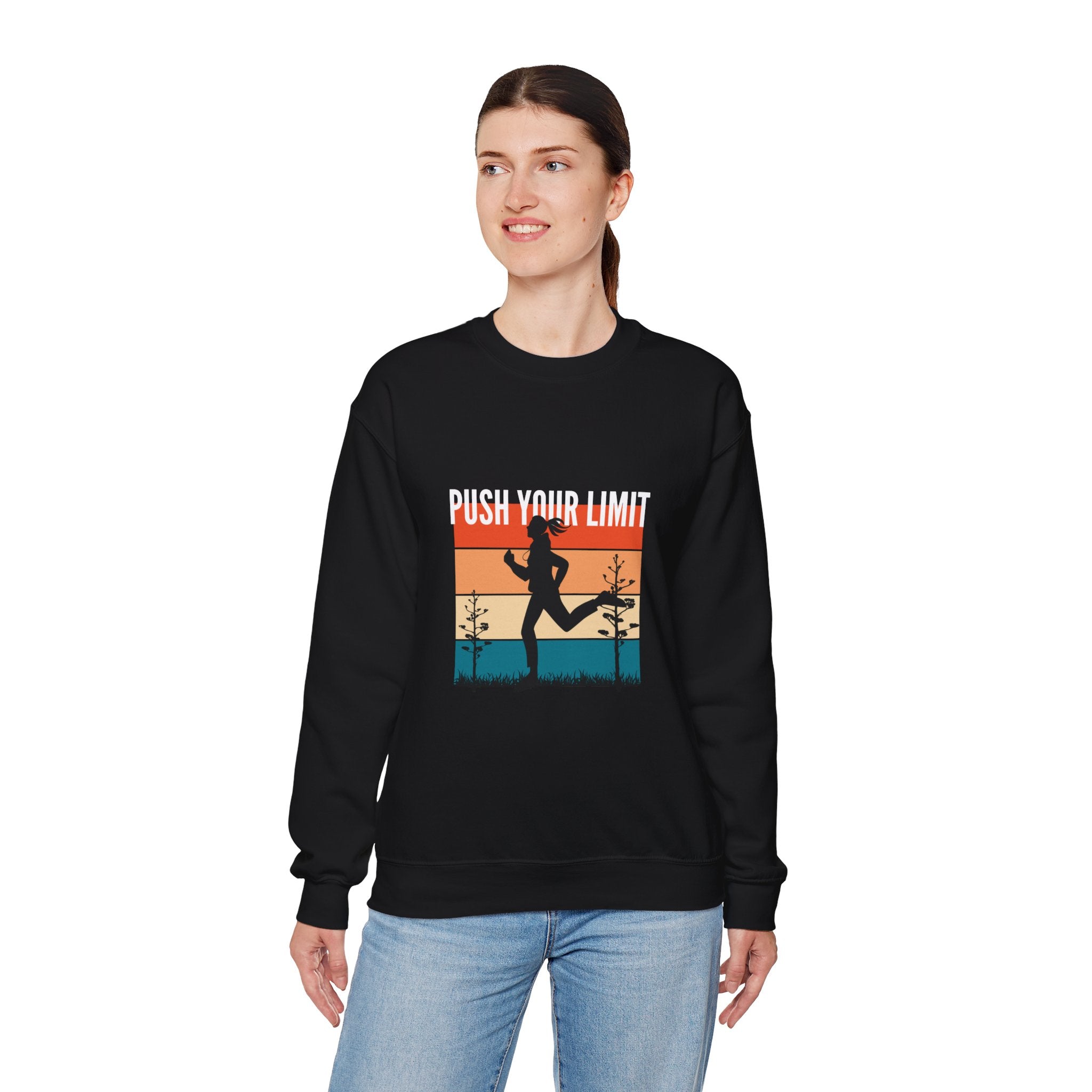 Push Your Limit Unisex Heavy Blend™ Crewneck Sweatshirt