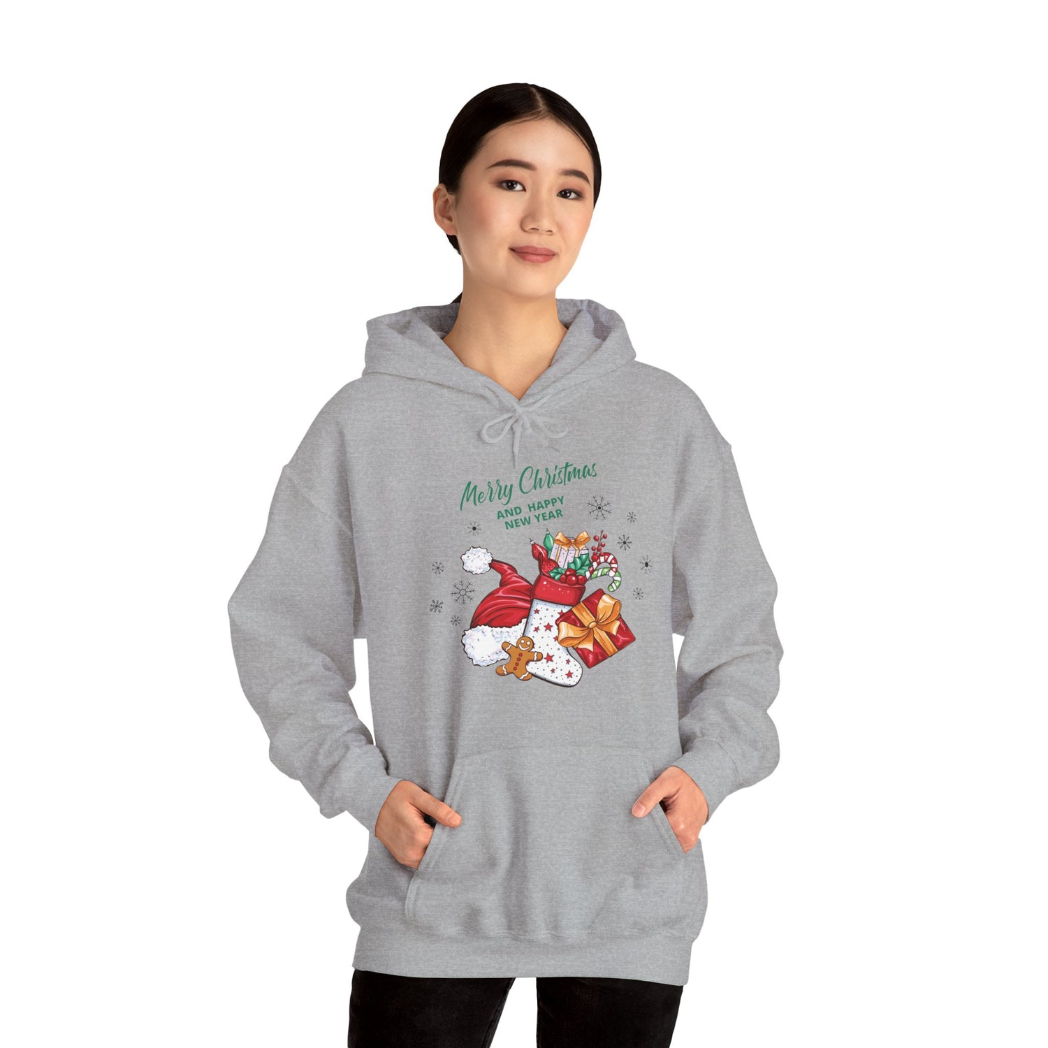 Merry Christmas Unisex Heavy Blend™ Hooded Sweatshirt