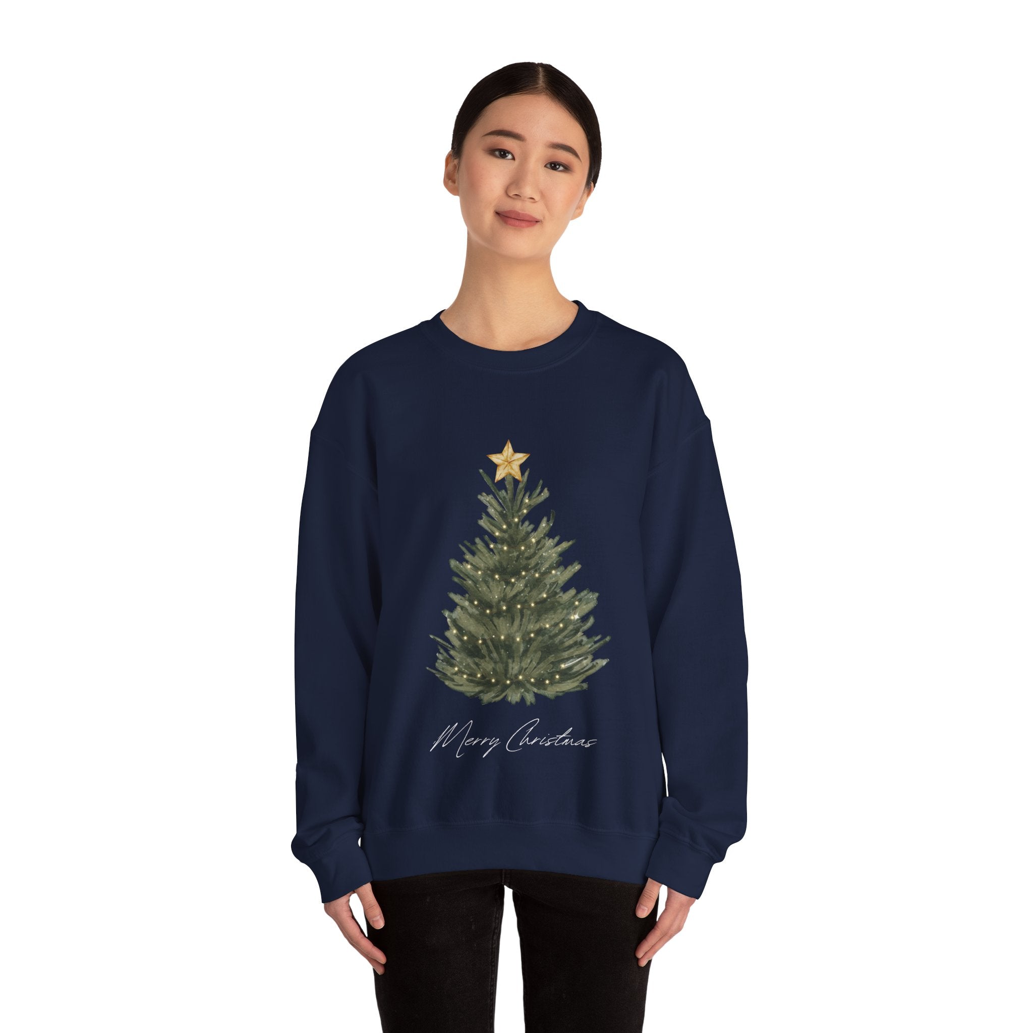 Merry Christmas IV Unisex Heavy Blend™ Crewneck Sweatshirt