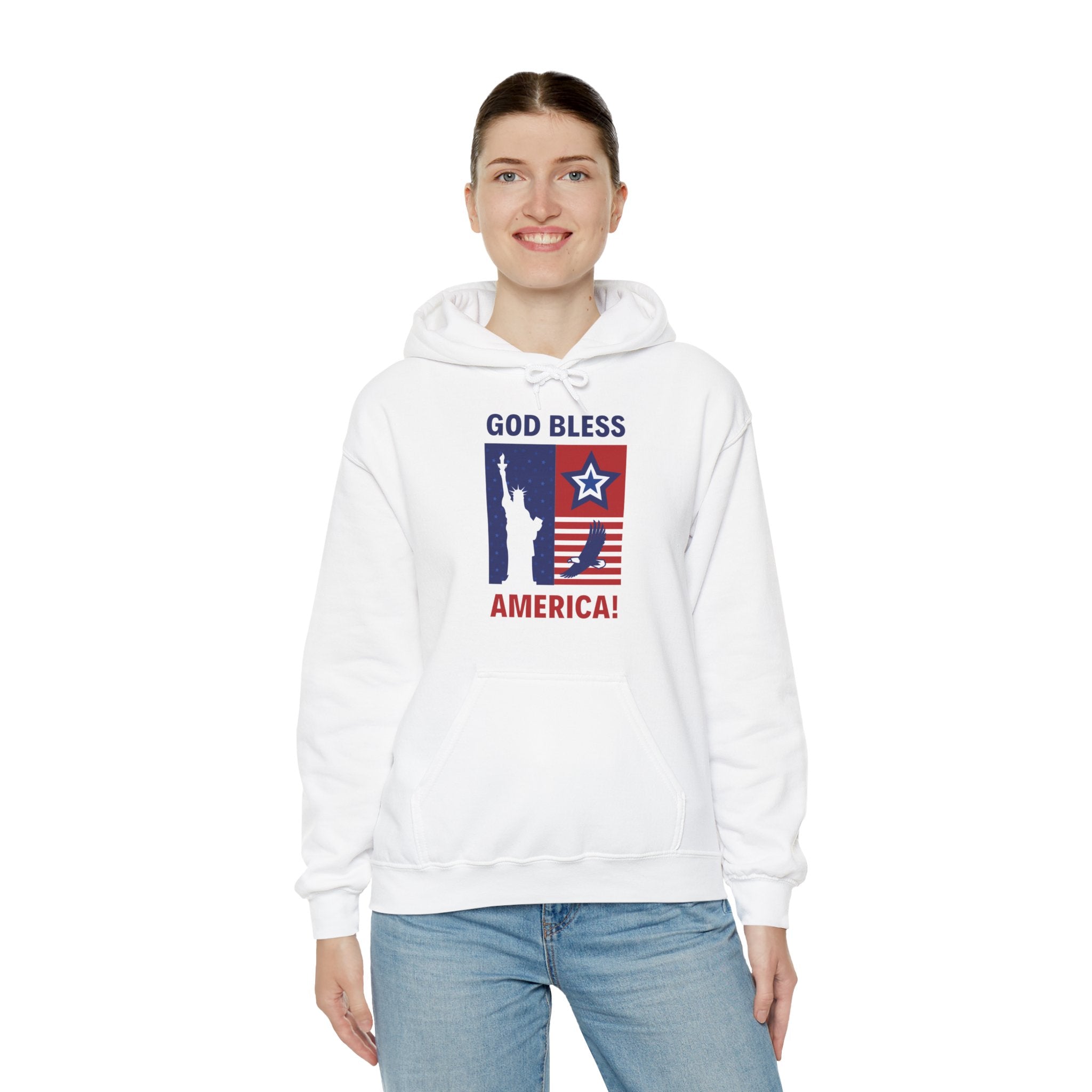 Bless America Unisex Heavy Blend™ Hooded Sweatshirt