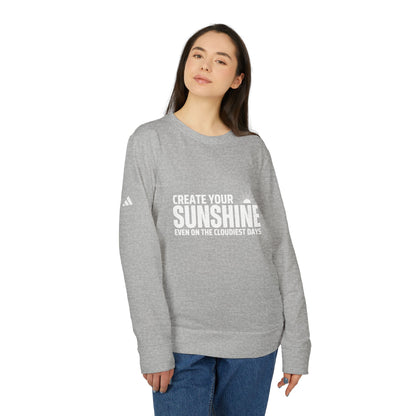 Sunshine adidas Unisex Fleece Crewneck Sweatshirt