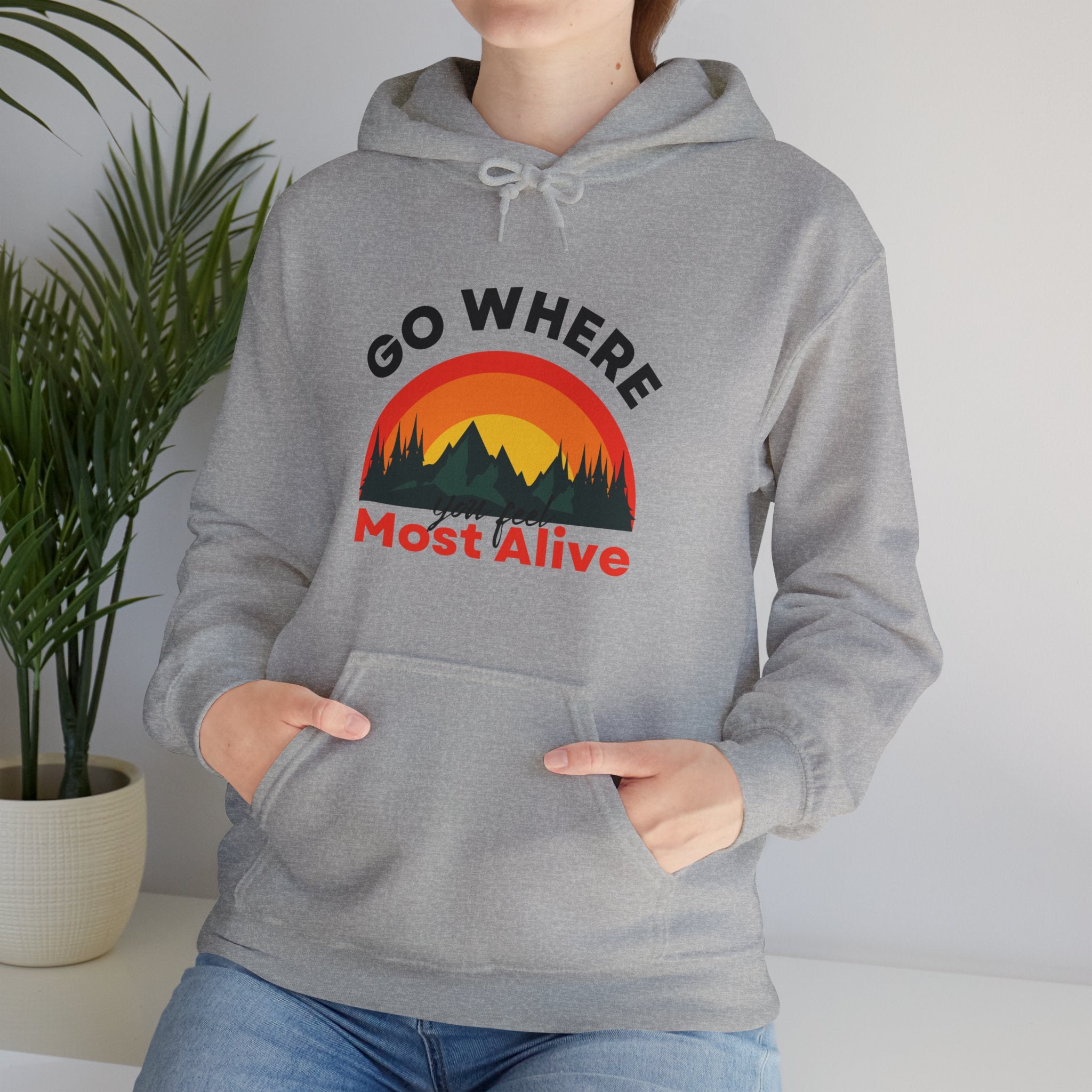 Go Alive Unisex Heavy Blend™ Hooded Sweatshirt