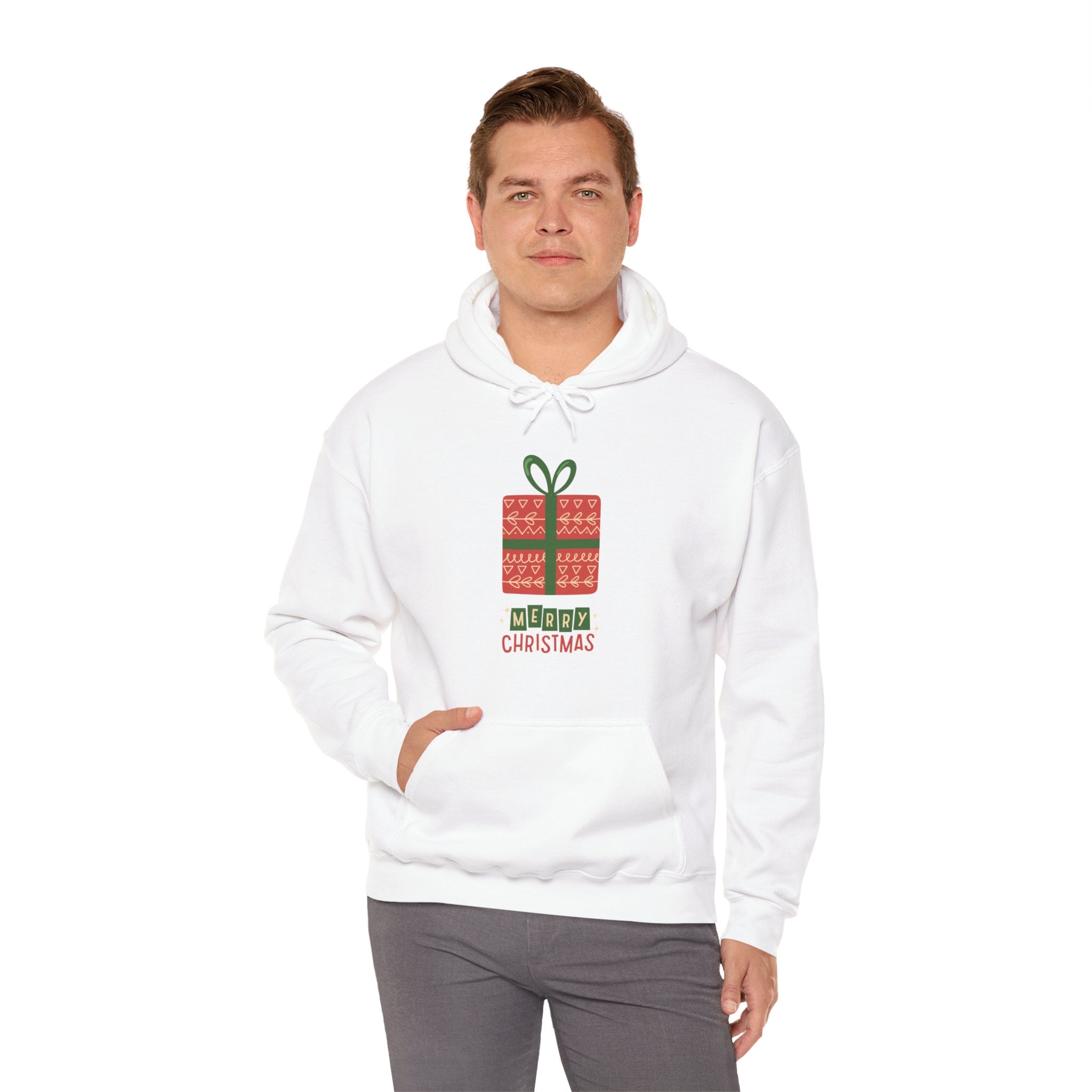 Merry Christmas II Unisex Heavy Blend™ Hooded Sweatshirt