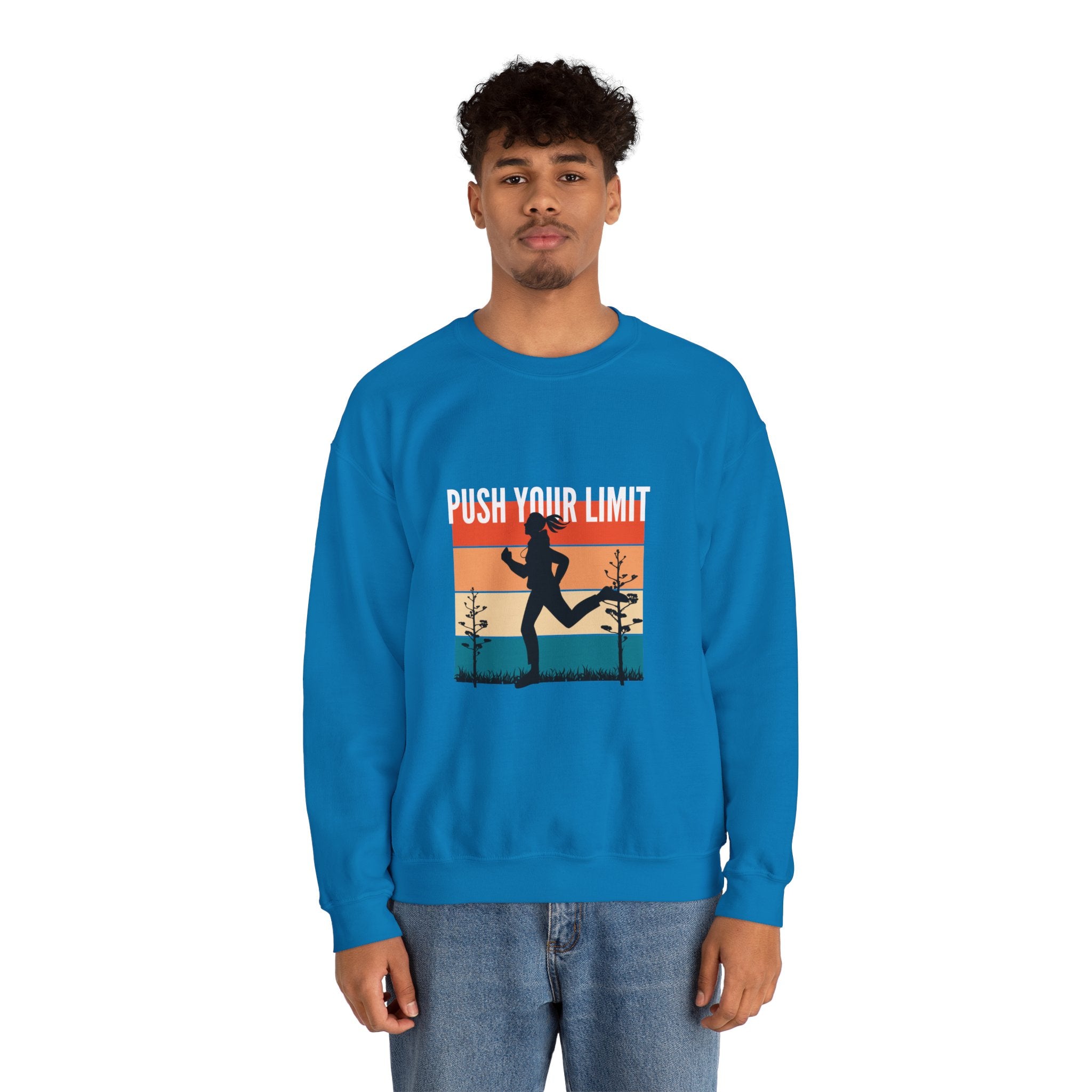 Push Your Limit Unisex Heavy Blend™ Crewneck Sweatshirt