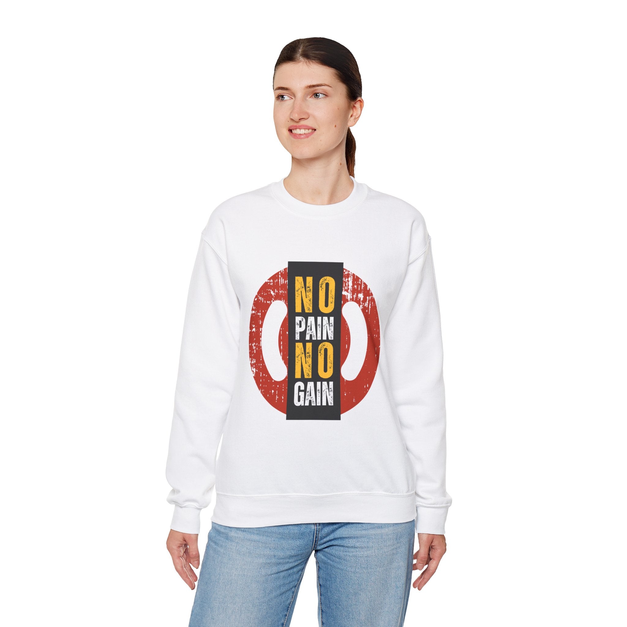 No Pain No Gain Unisex Heavy Blend™ Crewneck Sweatshirt