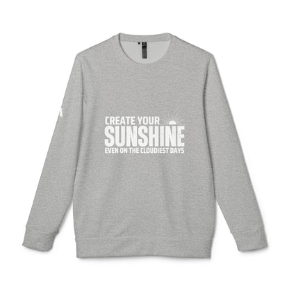 Sunshine adidas Unisex Fleece Crewneck Sweatshirt