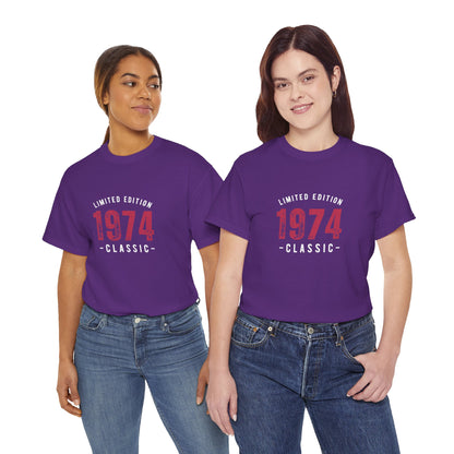 Limited Edition 1974 Unisex Heavy Cotton Tee