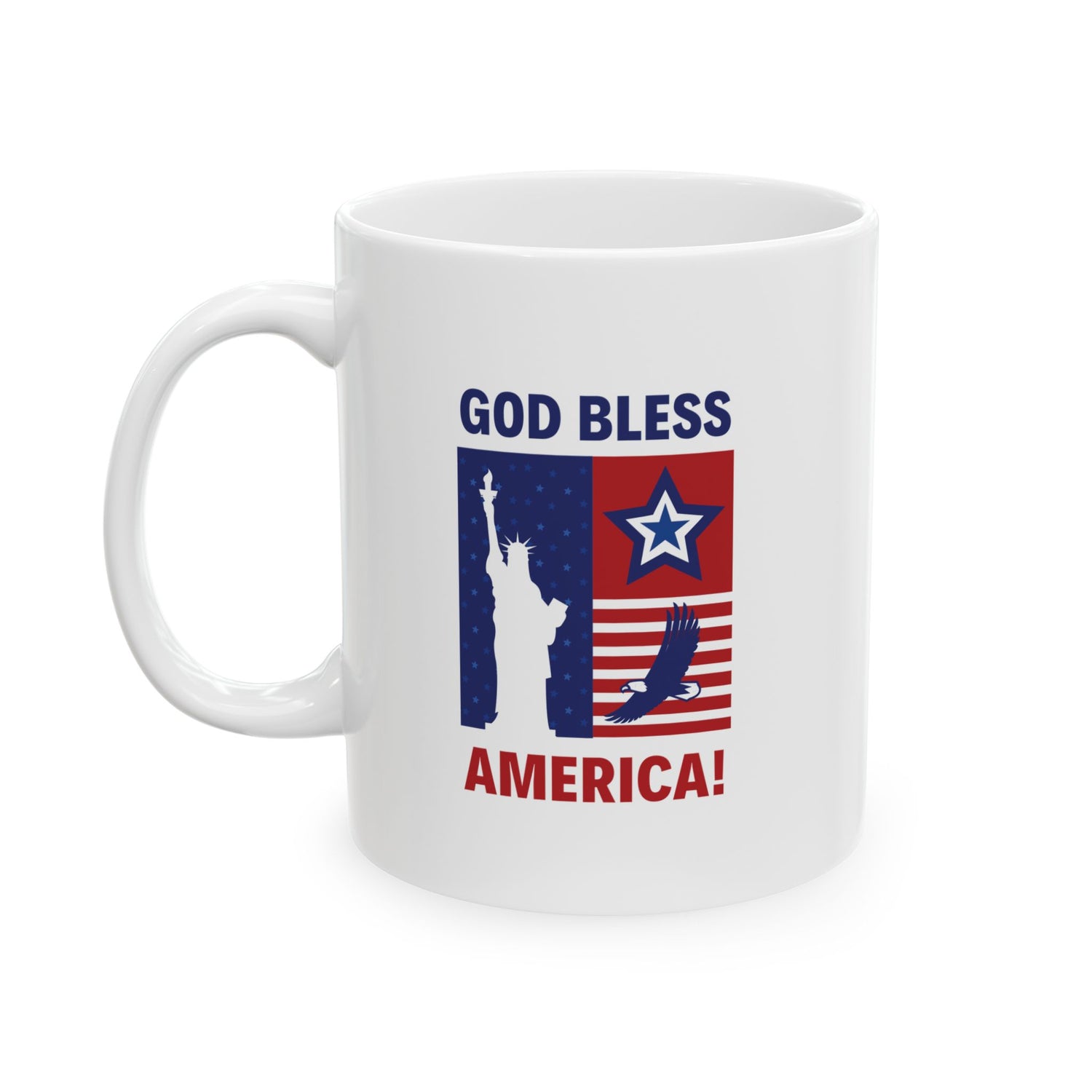 Bless America Ceramic Mug, (11oz, 15oz)