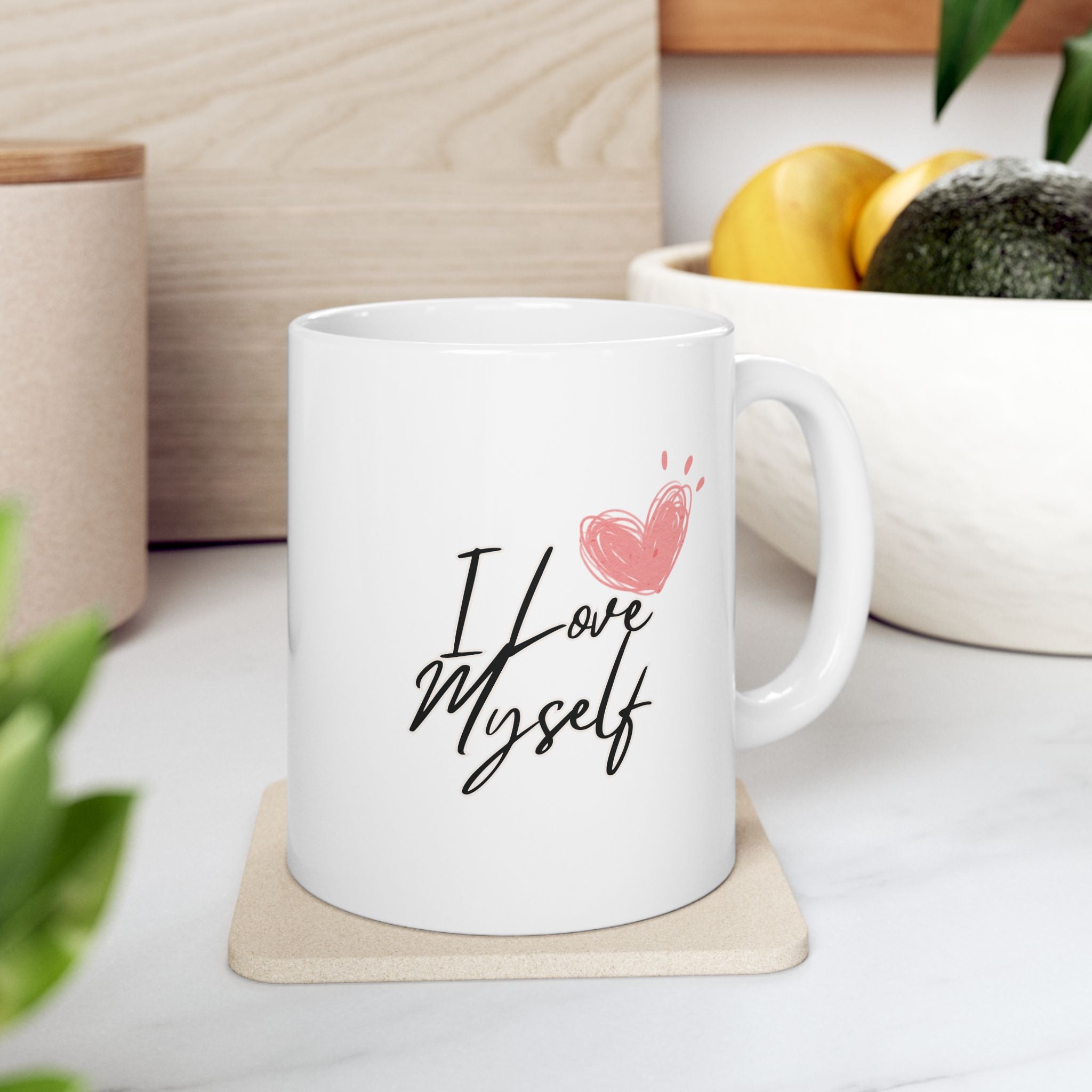 I Love Myself Ceramic Mug, (11oz, 15oz)