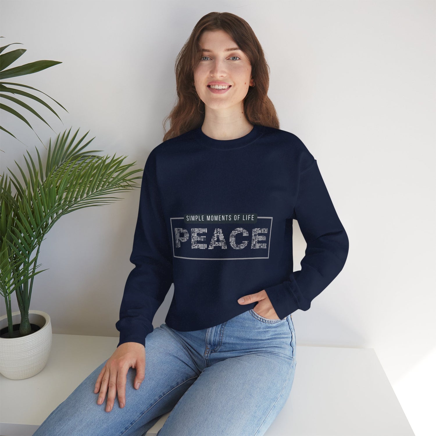 Peace Unisex Heavy Blend™ Crewneck Sweatshirt