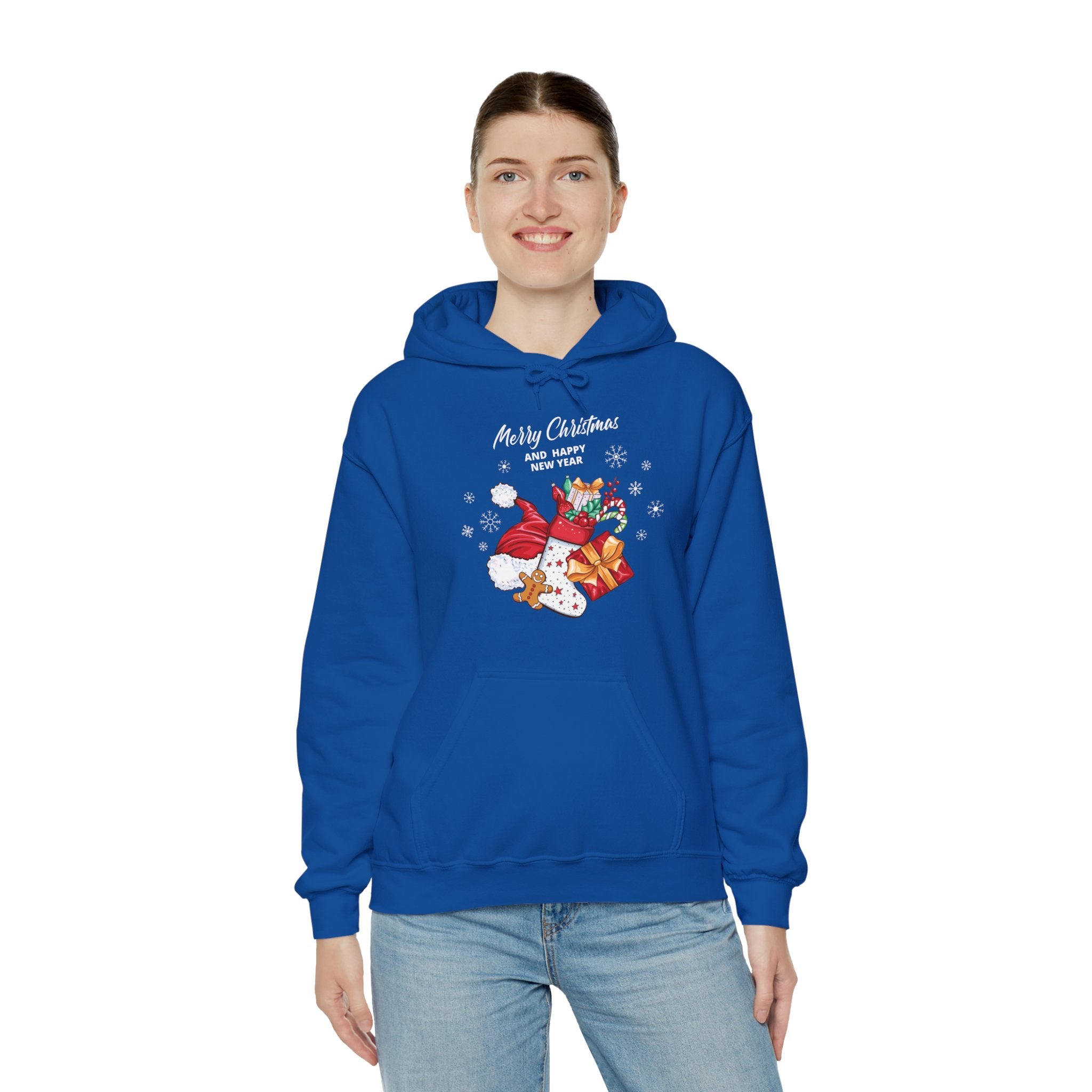 Merry Christmas Unisex Heavy Blend™ Hooded Sweatshirt