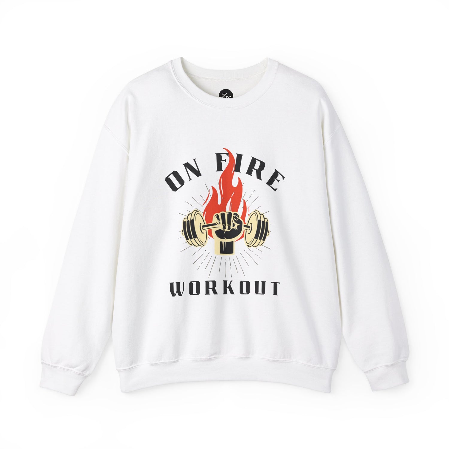 On Fire Workout Heavy Blend™ Crewneck Sweatshirt