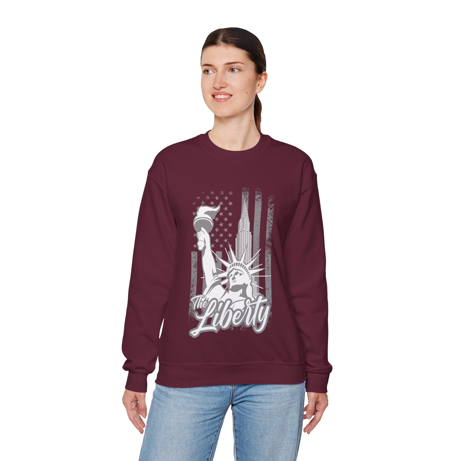 The Liberty Unisex Heavy Blend™ Crewneck Sweatshirt