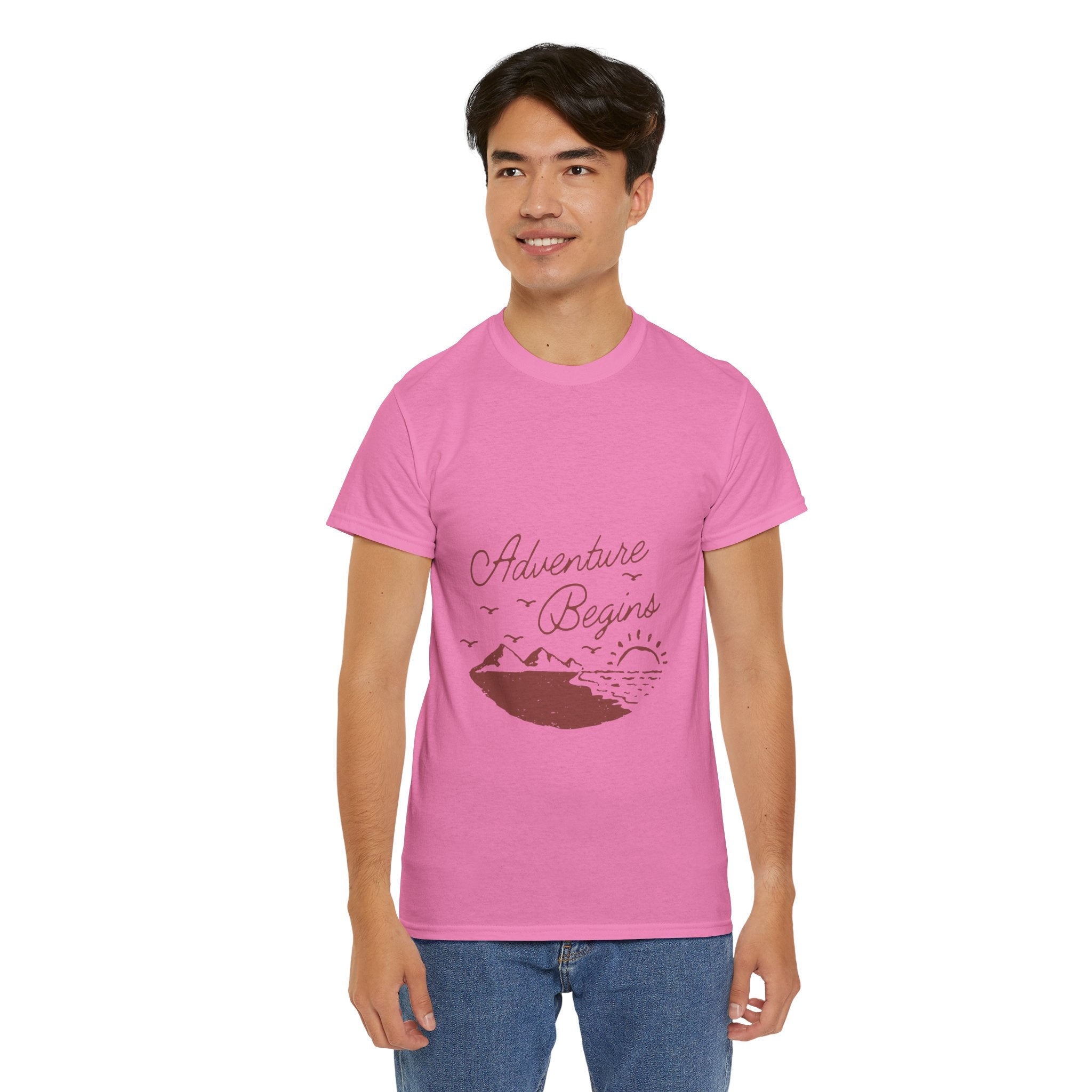 Adventure Begins Unisex Heavy Cotton Tee