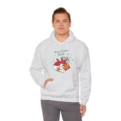 Merry Christmas Unisex Heavy Blend™ Hooded Sweatshirt