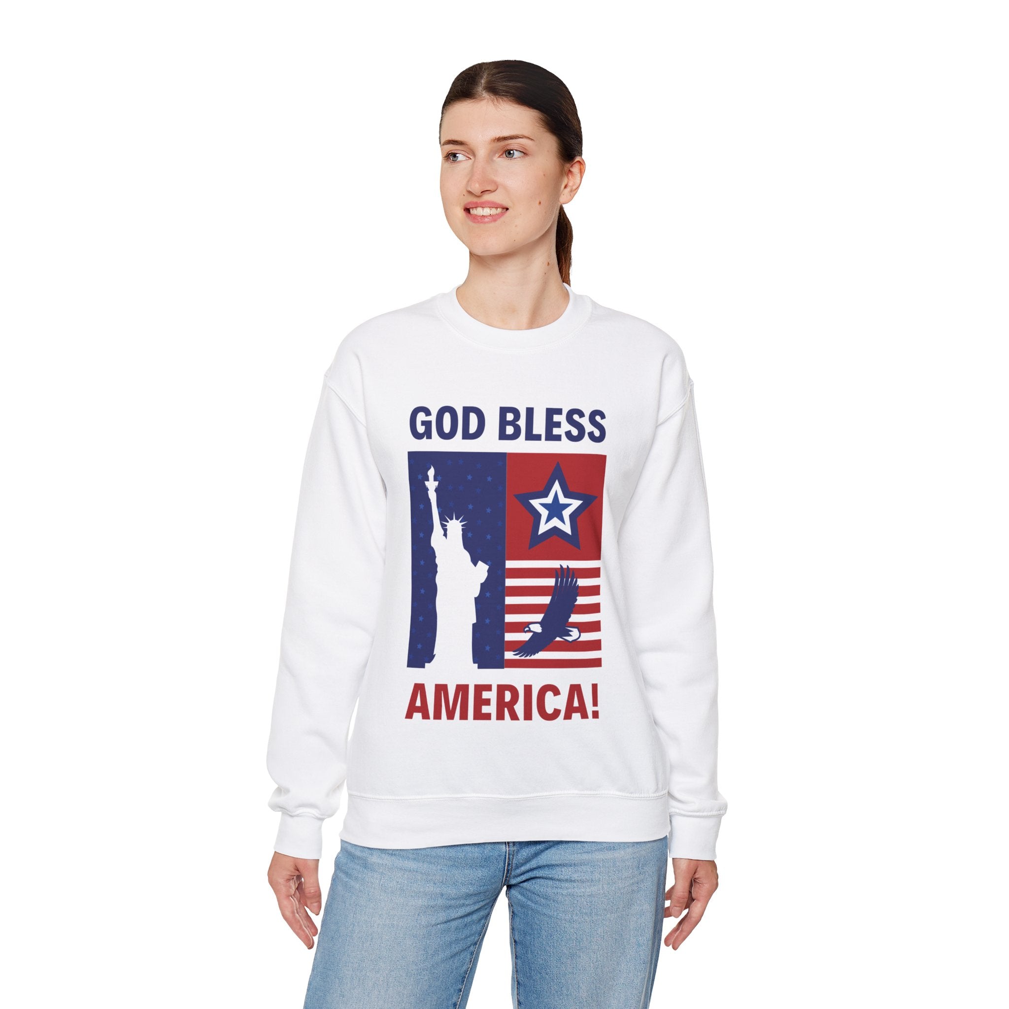 Bless America Unisex Heavy Blend™ Crewneck Sweatshirt