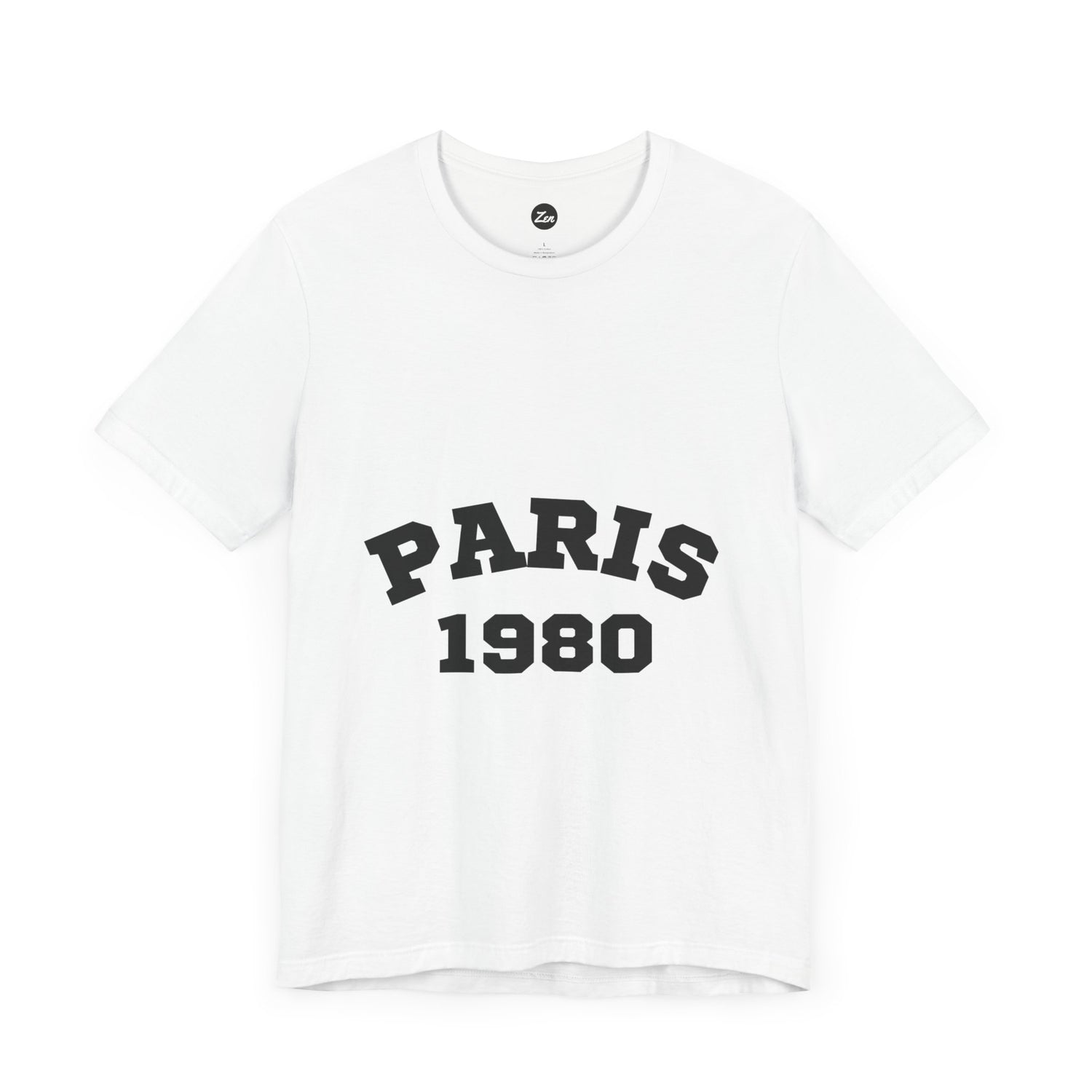 Paris 1980 Unisex Jersey Short Sleeve Tee