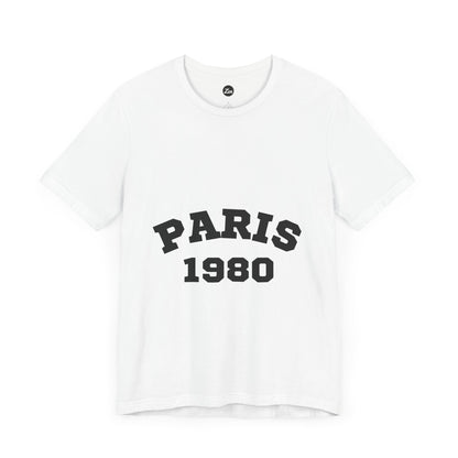 Paris 1980 Unisex Jersey Short Sleeve Tee