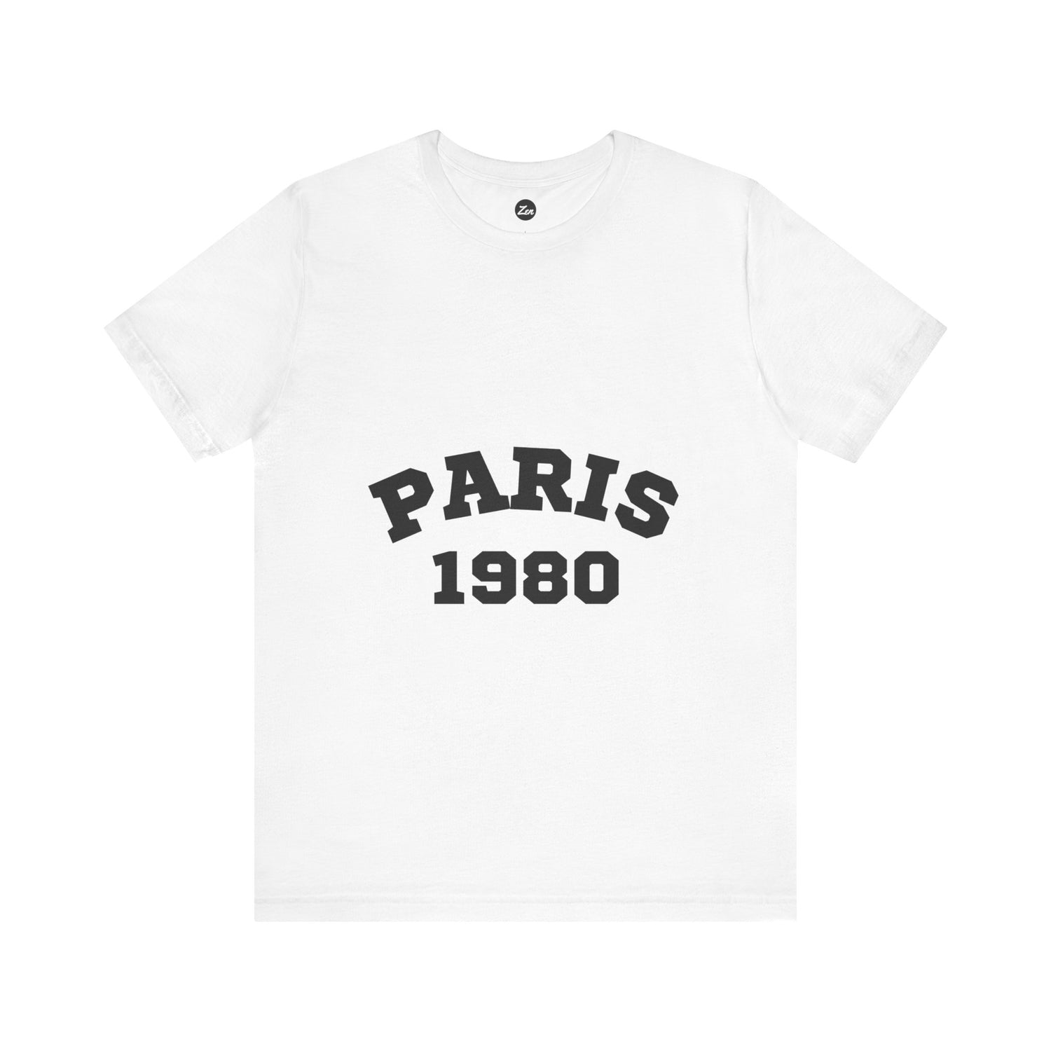 Paris 1980 Unisex Jersey Short Sleeve Tee