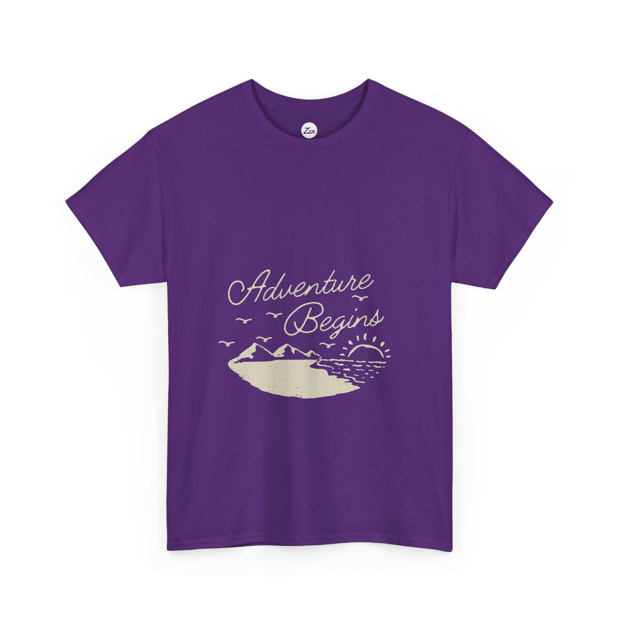 Adventure Begins Unisex Heavy Cotton Tee