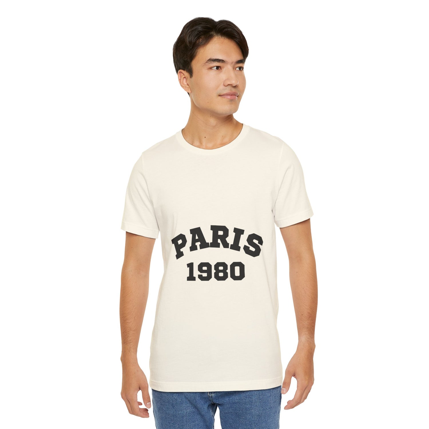 Paris 1980 Unisex Jersey Short Sleeve Tee