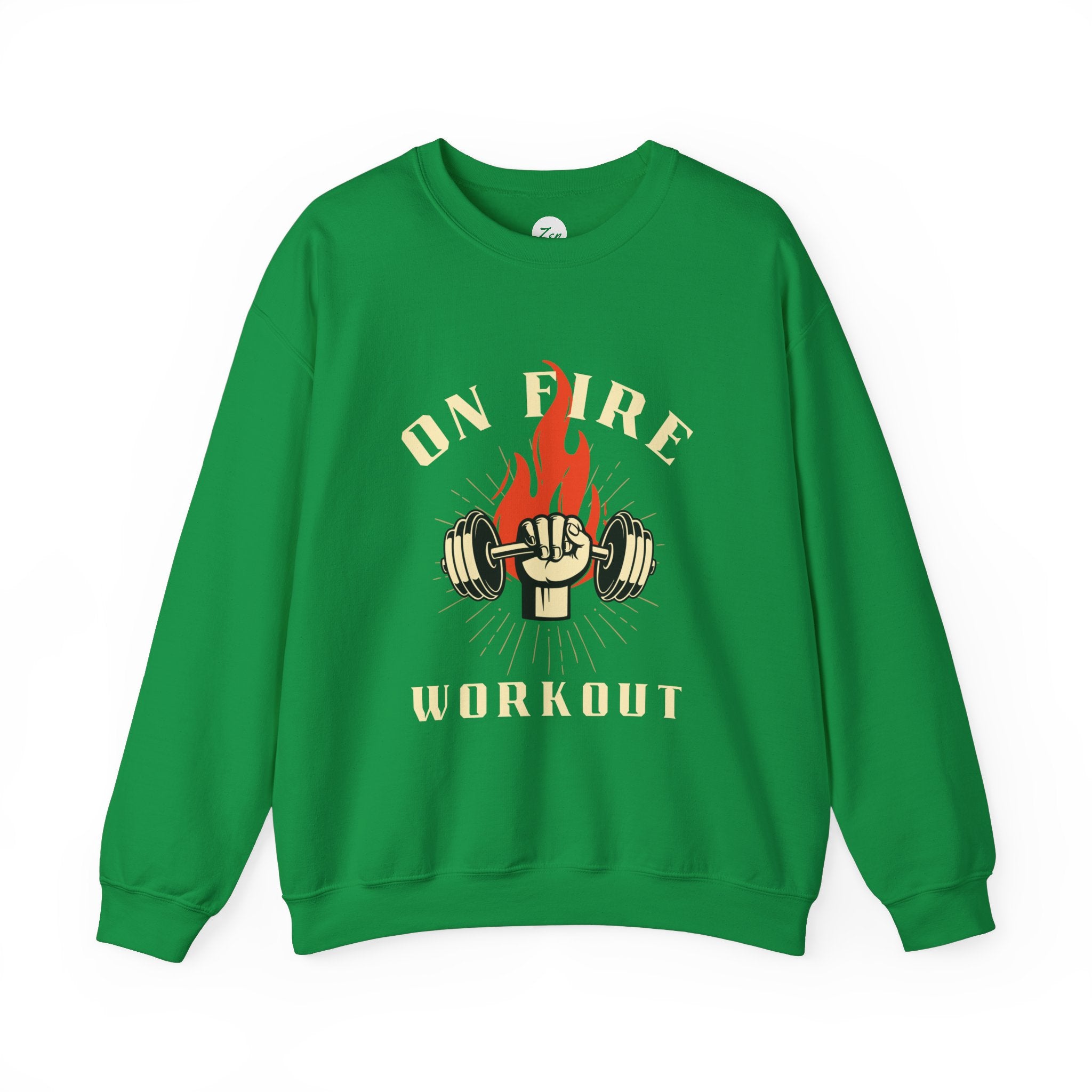 On Fire Workout Heavy Blend™ Crewneck Sweatshirt