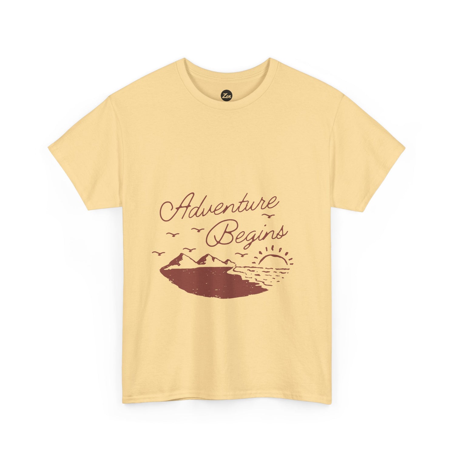 Adventure Begins Unisex Heavy Cotton Tee