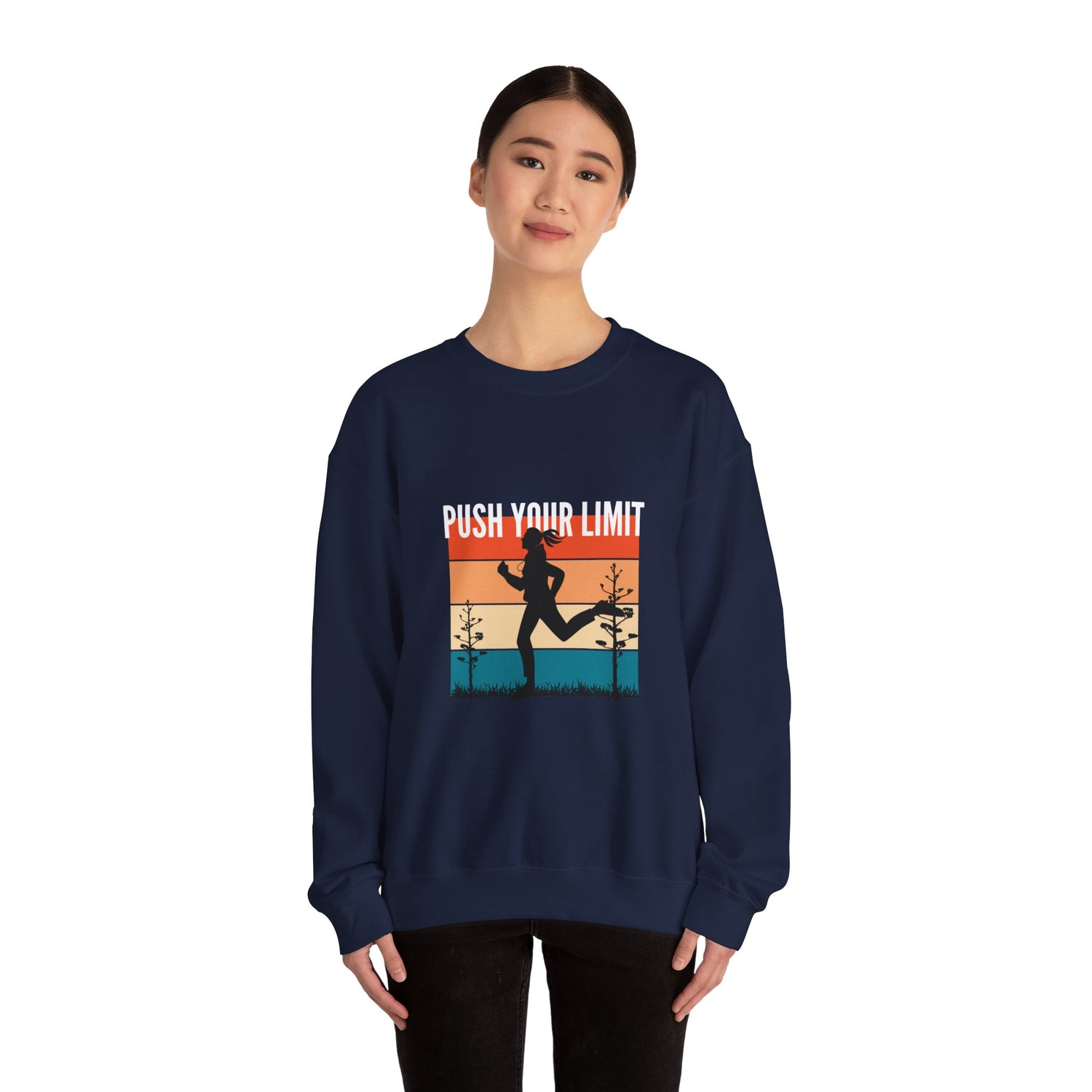 Push Your Limit Unisex Heavy Blend™ Crewneck Sweatshirt