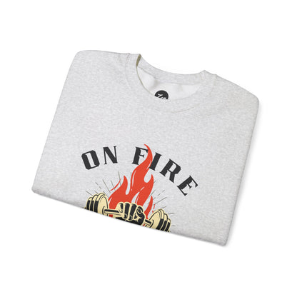 On Fire Workout Heavy Blend™ Crewneck Sweatshirt