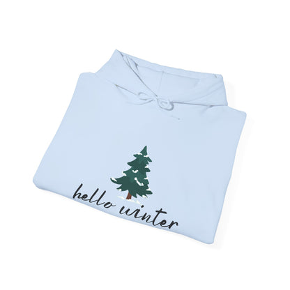 Hello Winter Unisex Heavy Blend™ Hooded Sweatshirt