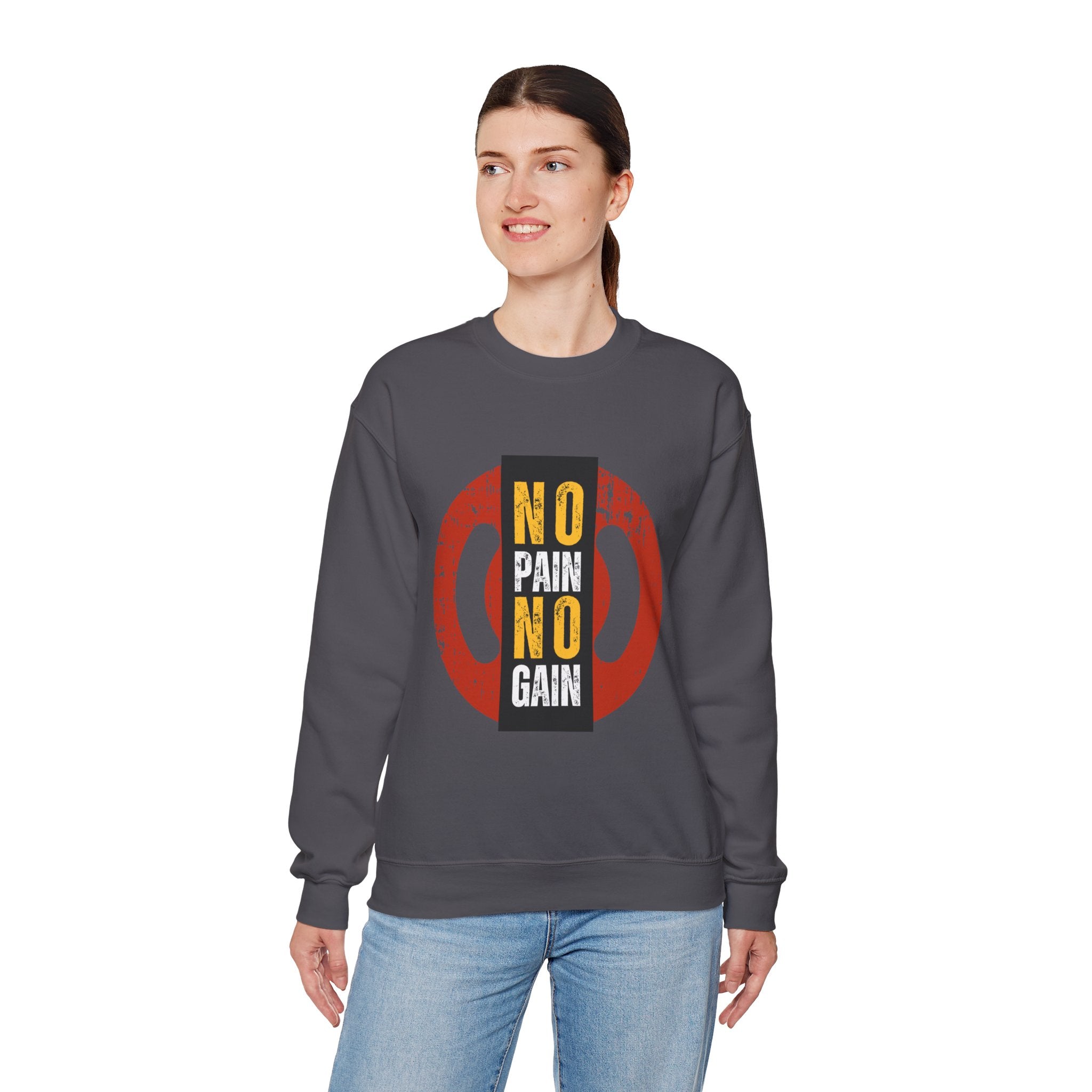 No Pain No Gain Unisex Heavy Blend™ Crewneck Sweatshirt