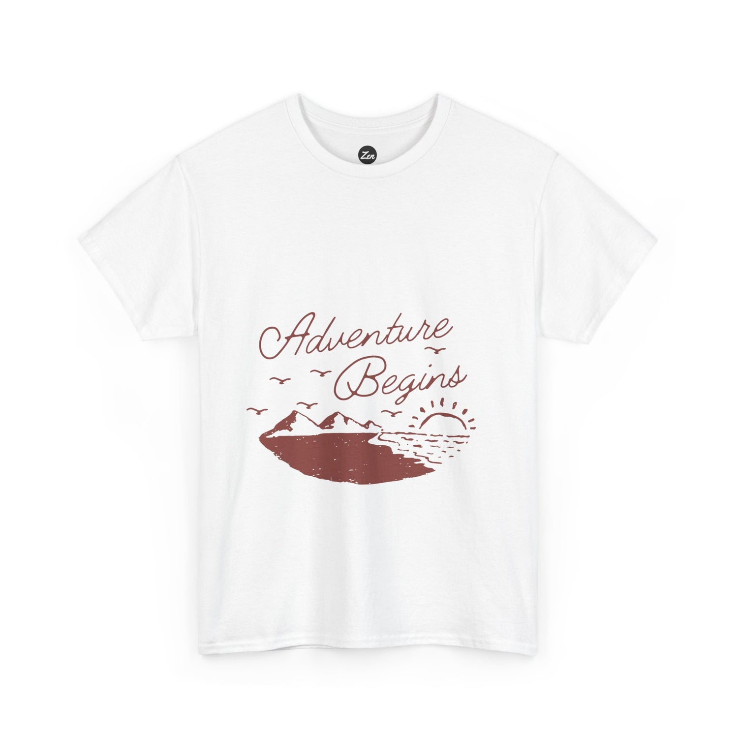 Adventure Begins Unisex Heavy Cotton Tee