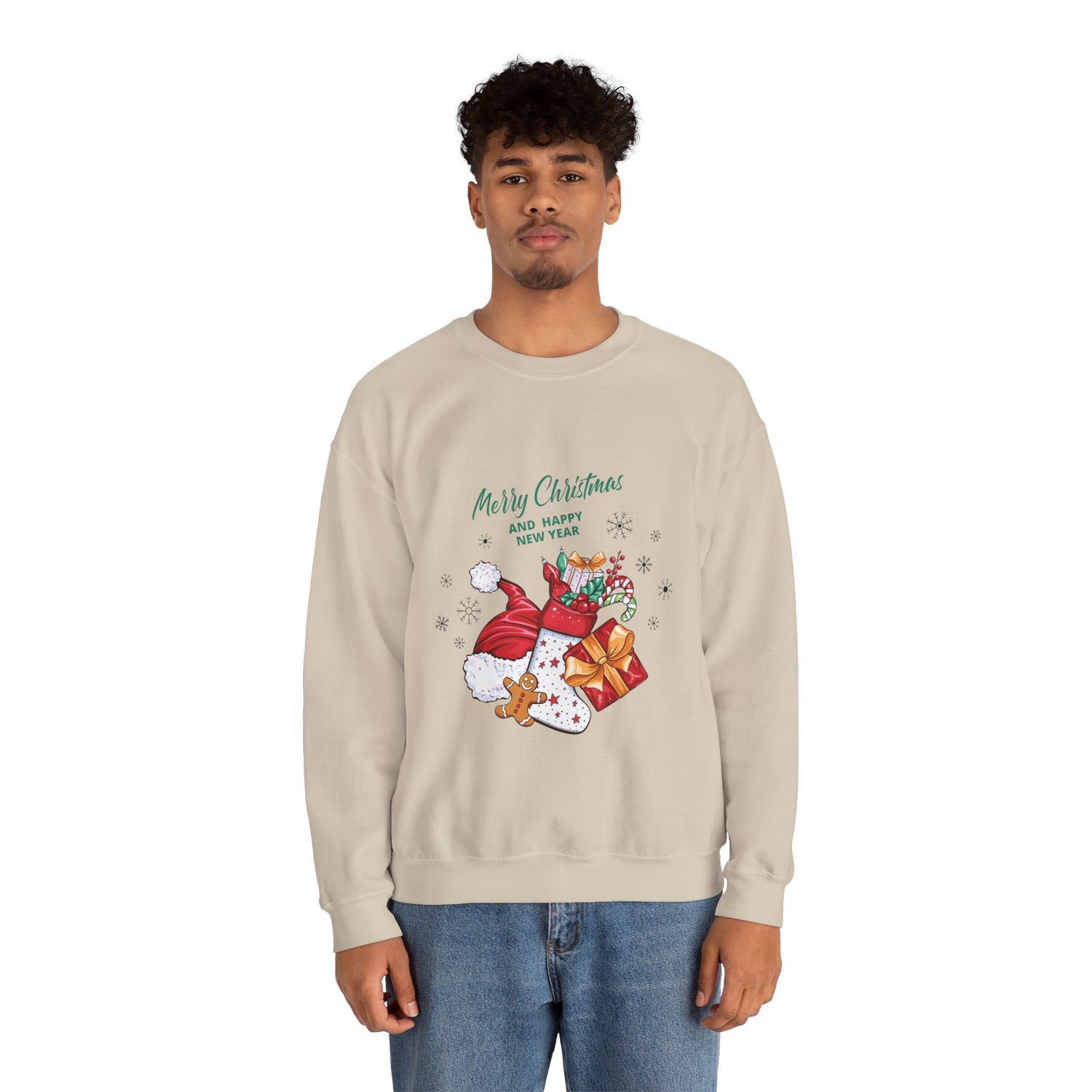 Merry Christmas Unisex Heavy Blend™ Crewneck Sweatshirt