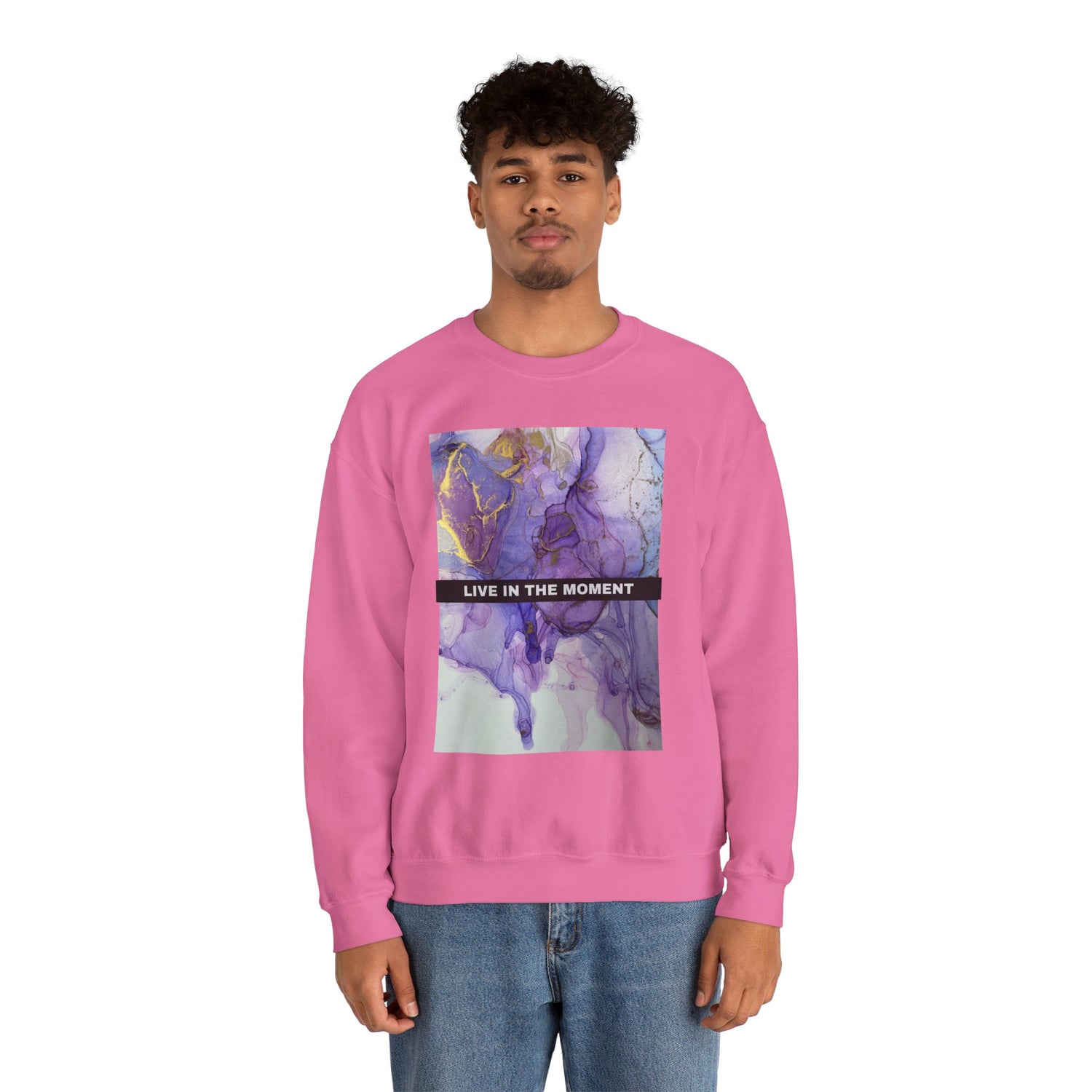 Live in the Moment Unisex Heavy Blend™ Crewneck Sweatshirt