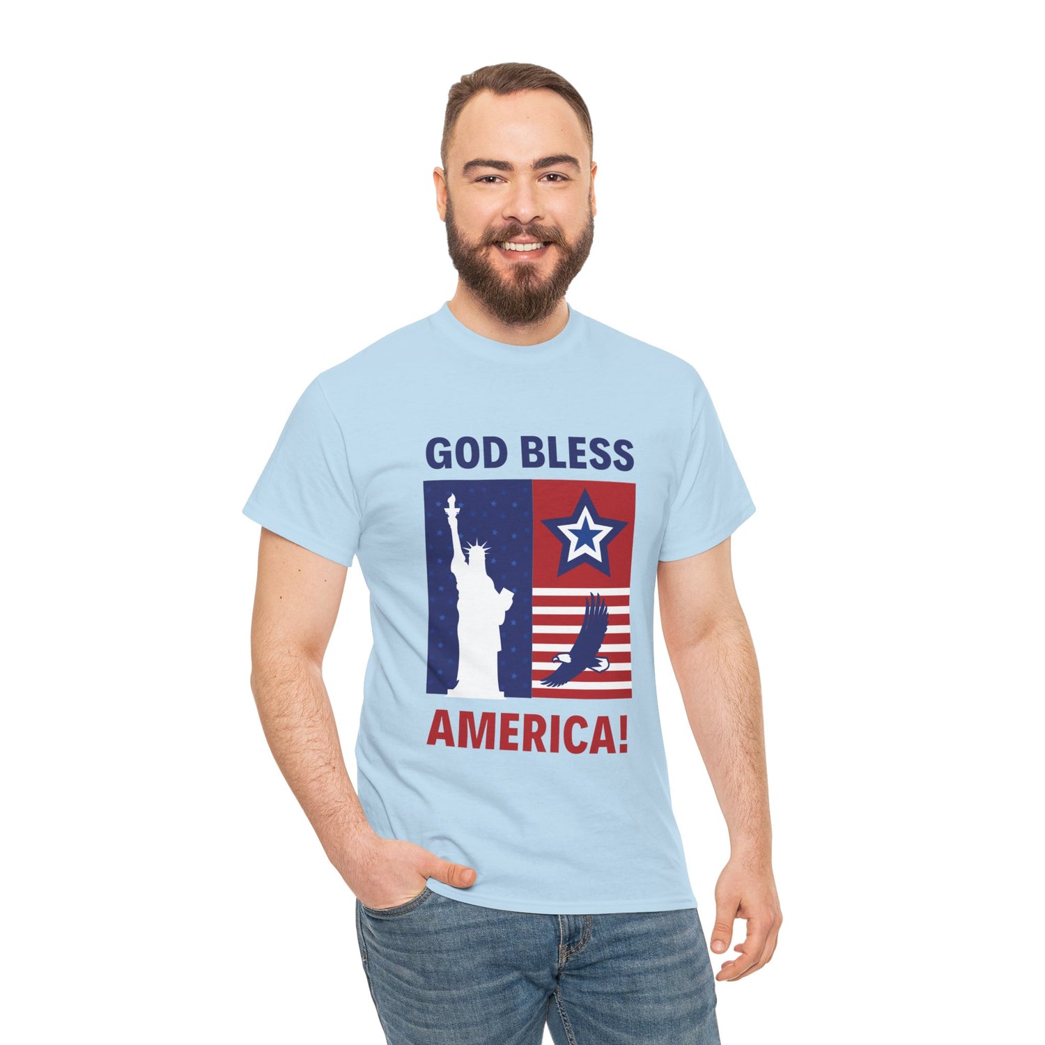 USA Bless Unisex Heavy Cotton Tee